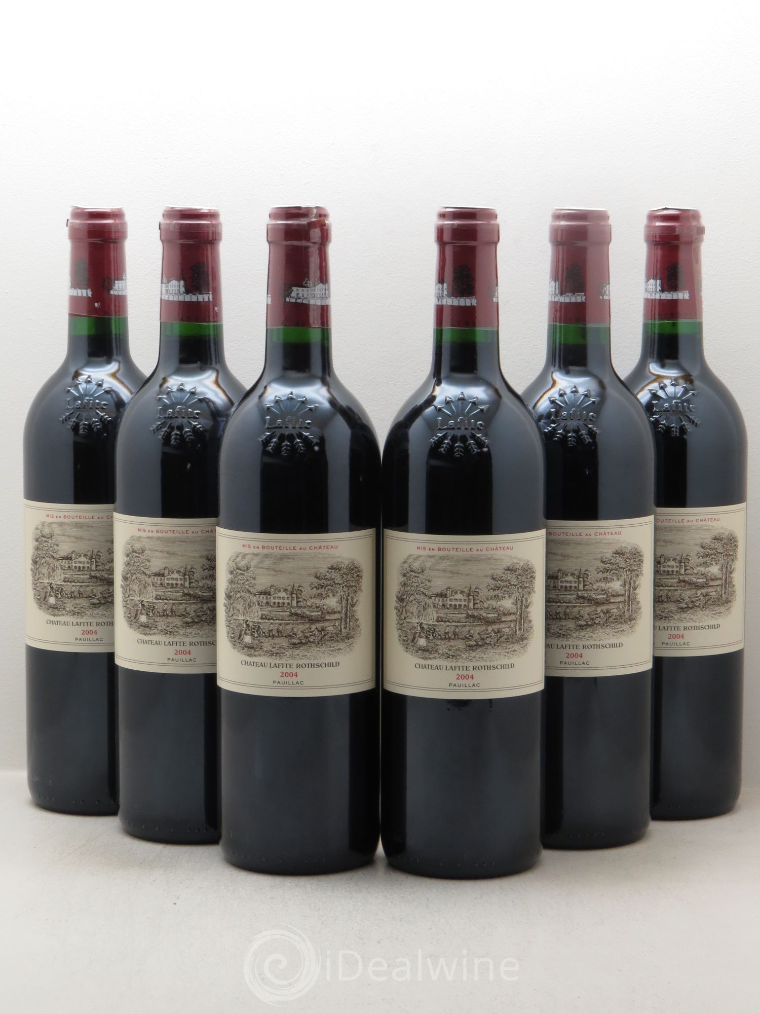 Château Lafite Rothschild 1er Grand Cru Classé 2004 - Lot de 6 bouteilles - 0