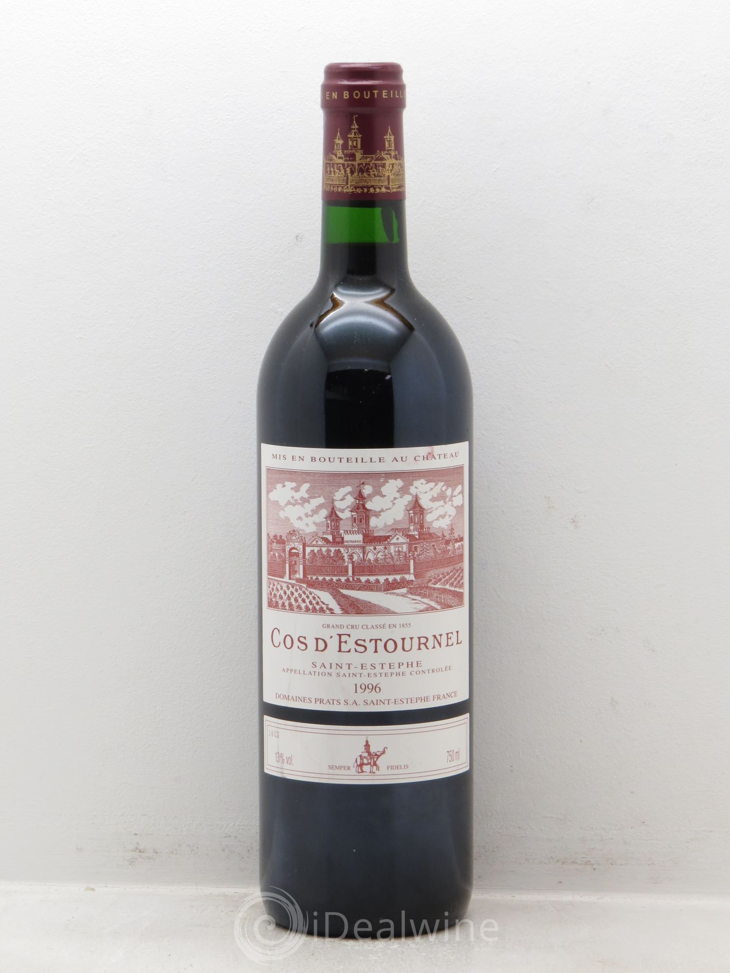 Cos d'Estournel 2ème Grand Cru Classé 1996 - Lot de 6 bouteilles - 0