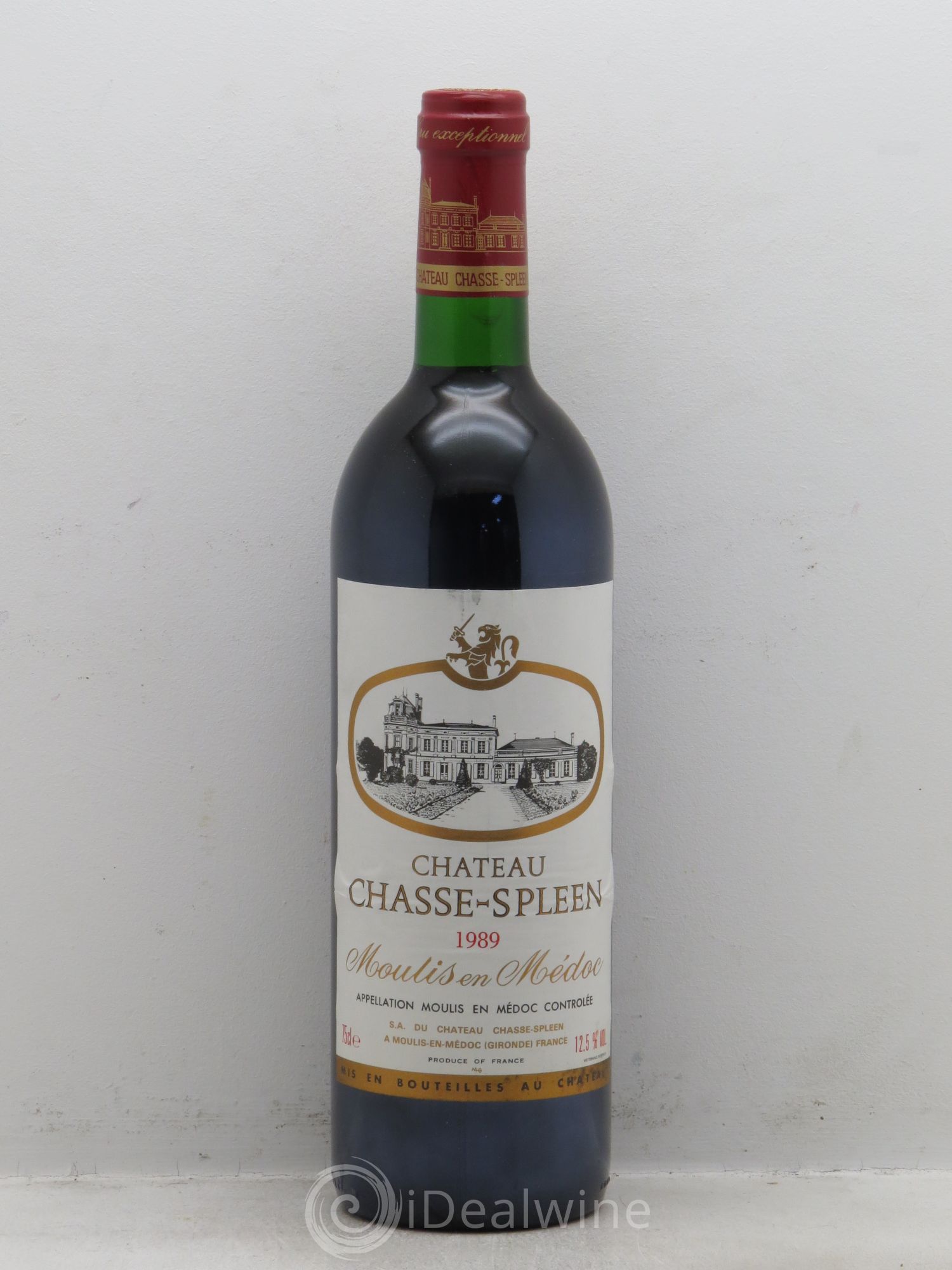 Château Chasse Spleen 1989 - Lot de 1 bouteille - 0