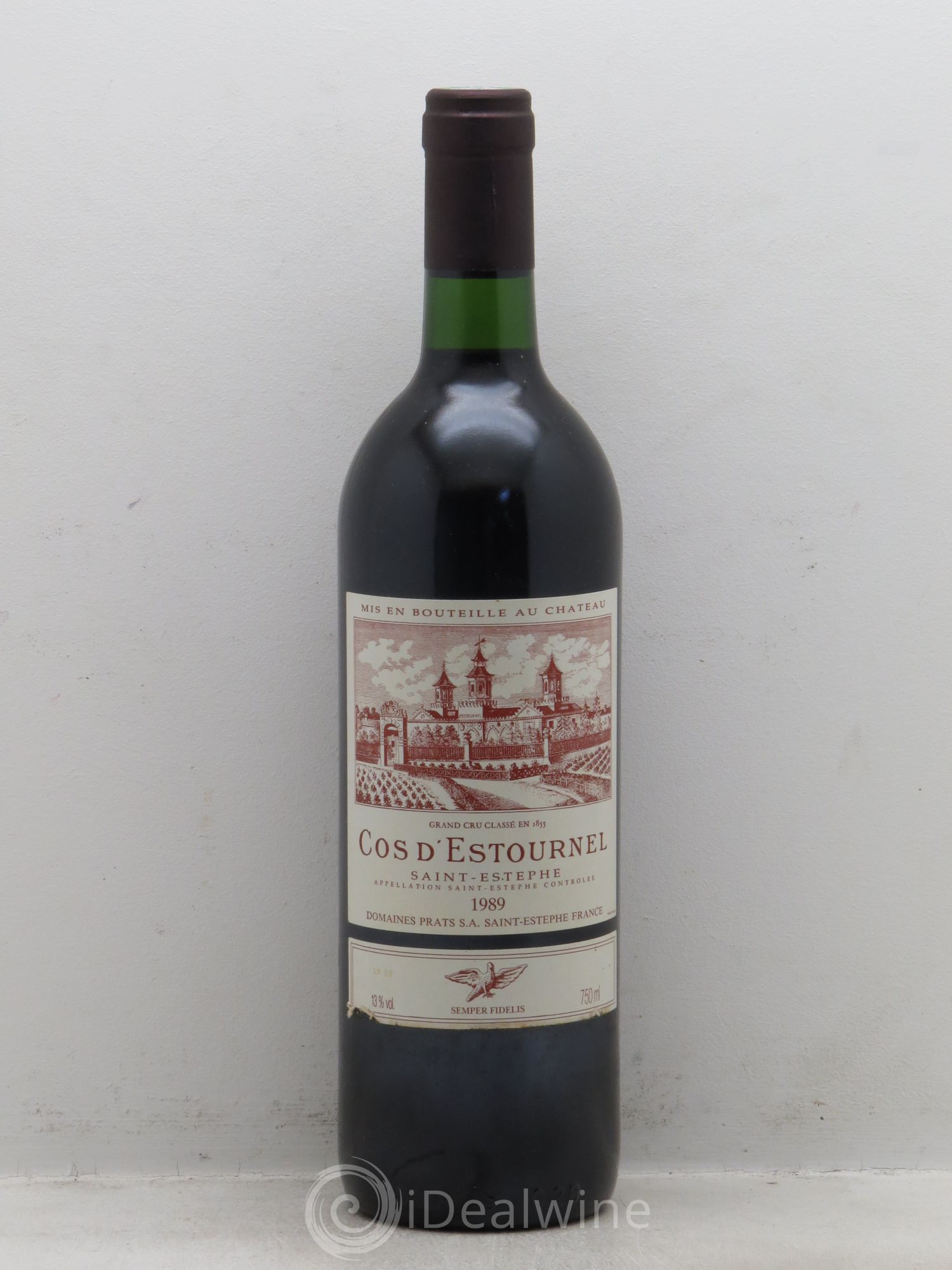 Cos d'Estournel 2ème Grand Cru Classé 1989 - Lot de 1 bouteille - 0
