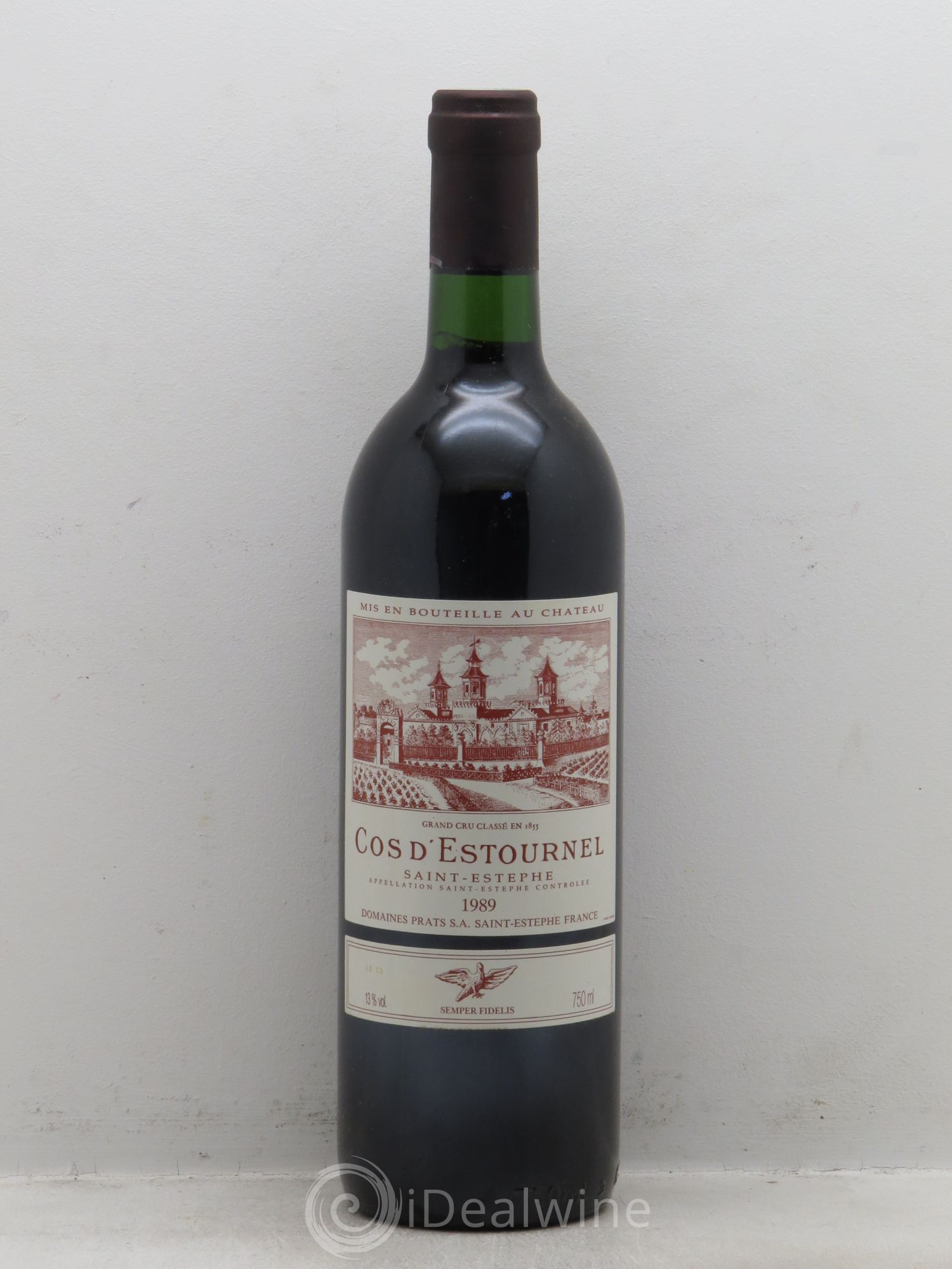 Cos d'Estournel 2ème Grand Cru Classé 1989 - Lot de 1 bouteille - 0