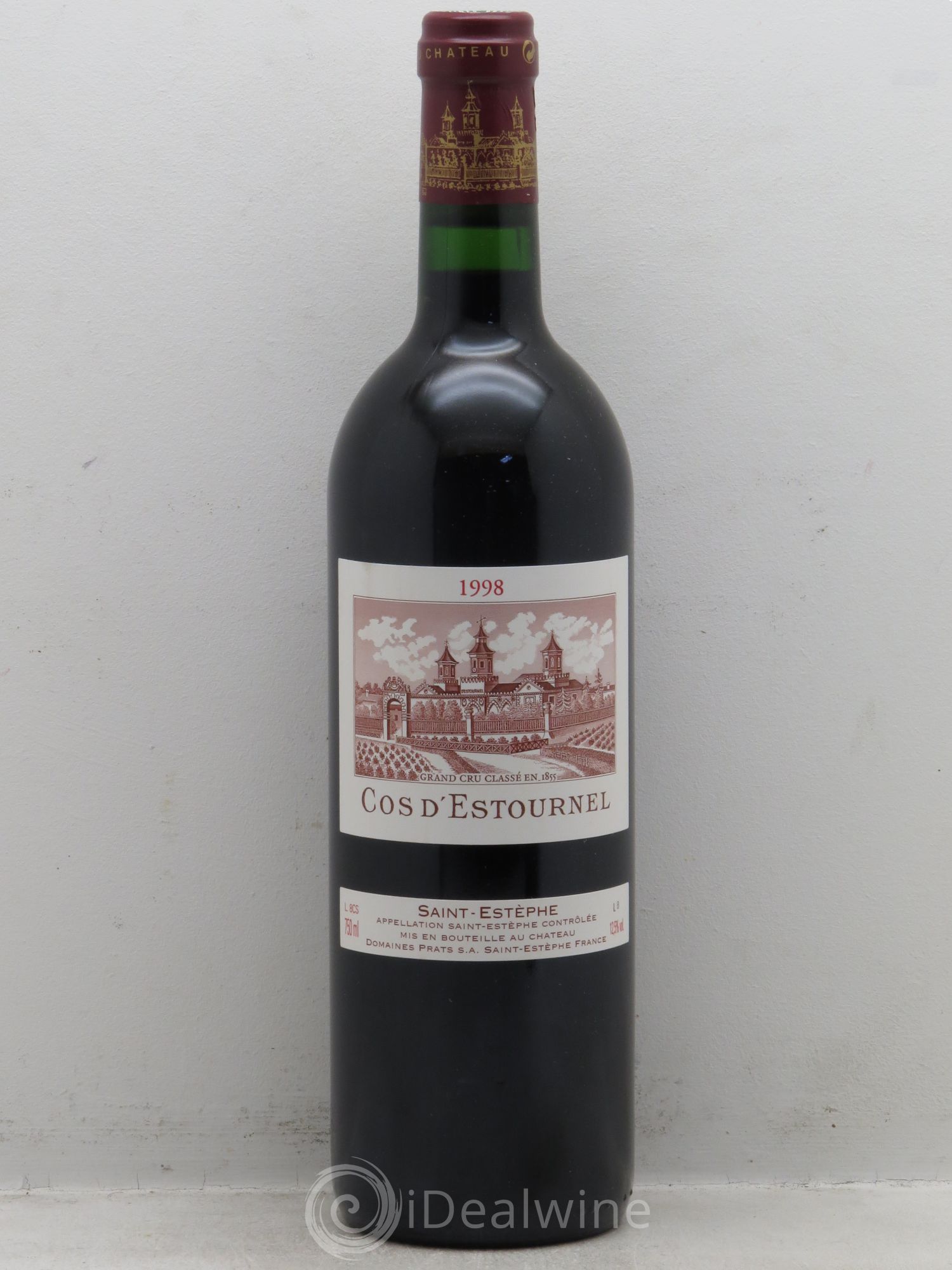 Cos d'Estournel 2ème Grand Cru Classé 1998 - Lot de 1 bouteille - 0