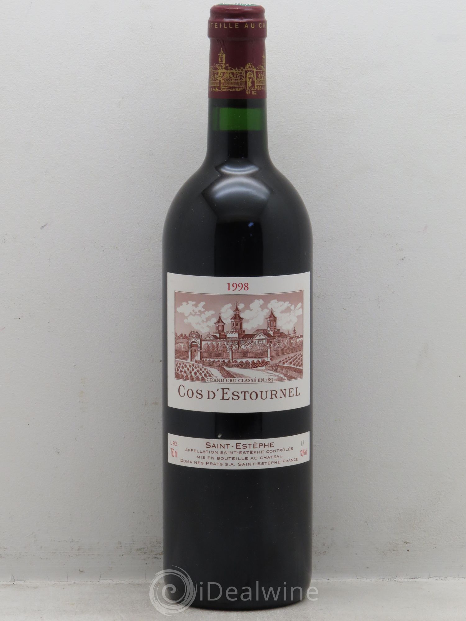 Cos d'Estournel 2ème Grand Cru Classé 1998 - Lot de 1 bouteille - 0