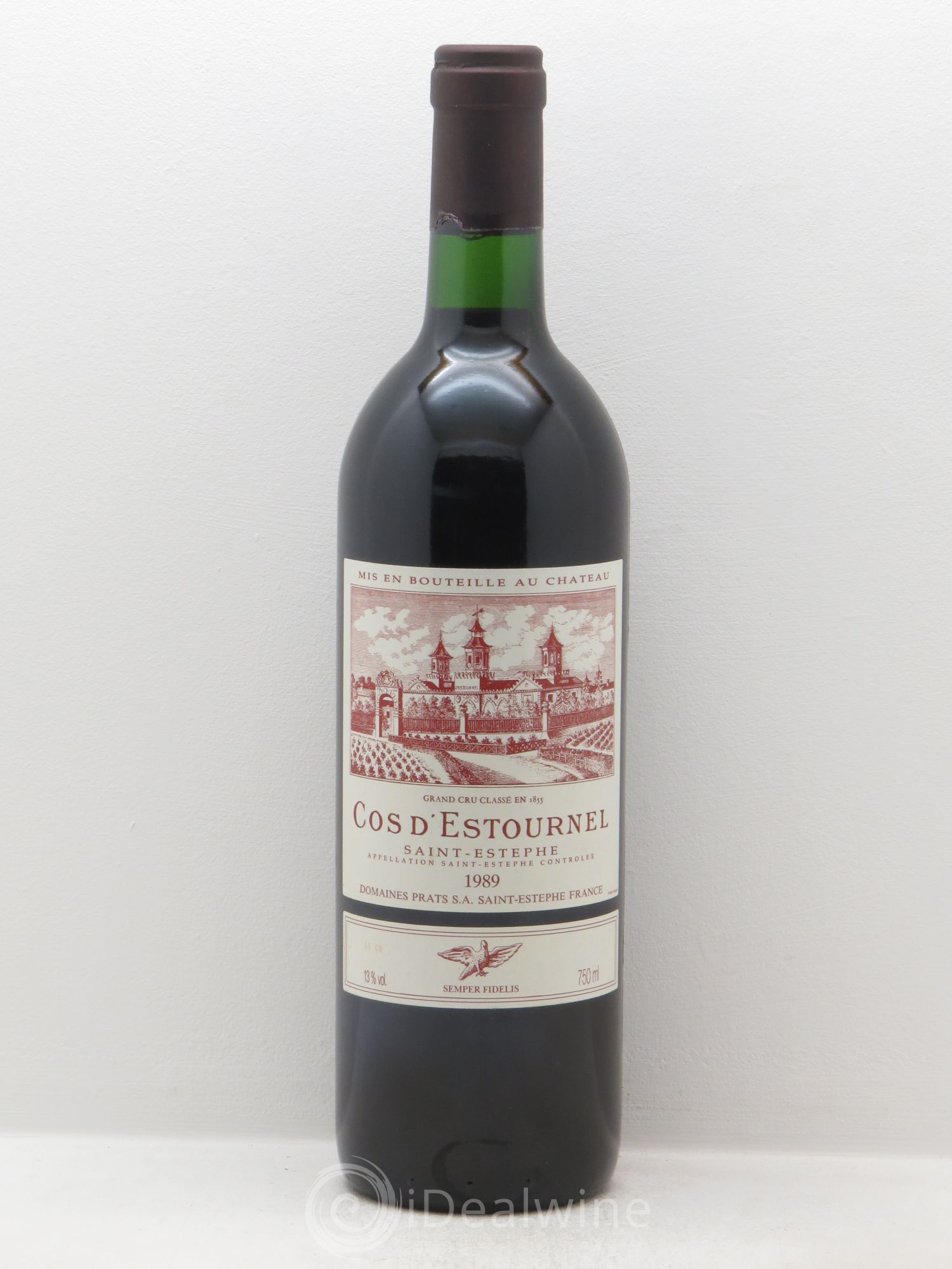 Cos d'Estournel 2ème Grand Cru Classé 1989 - Lot de 1 bouteille - 0