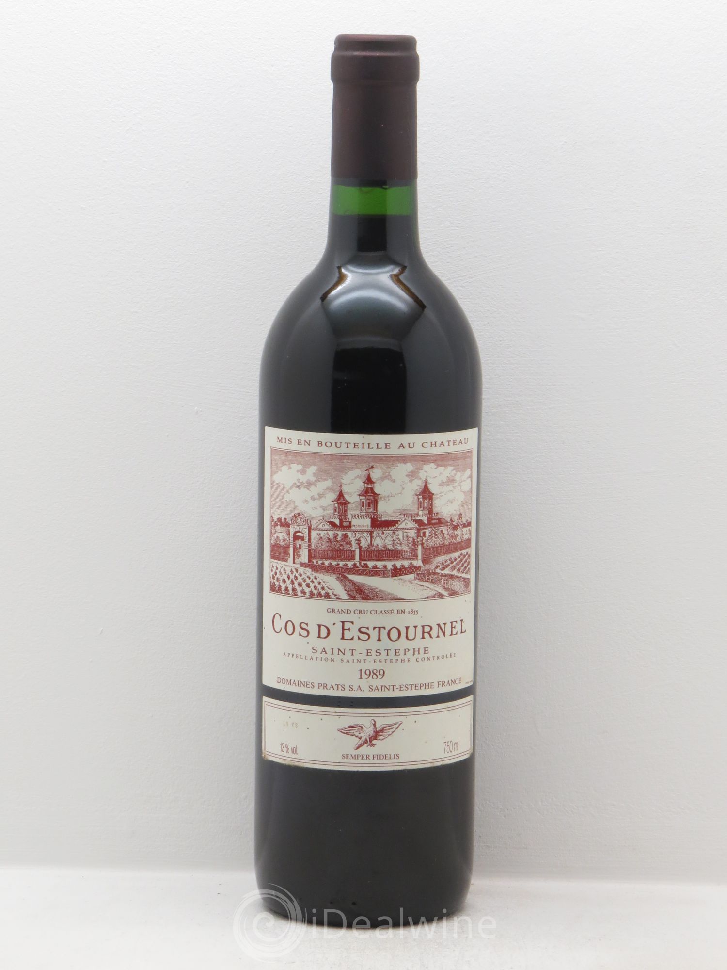 Cos d'Estournel 2ème Grand Cru Classé 1989 - Lot de 1 bouteille - 0