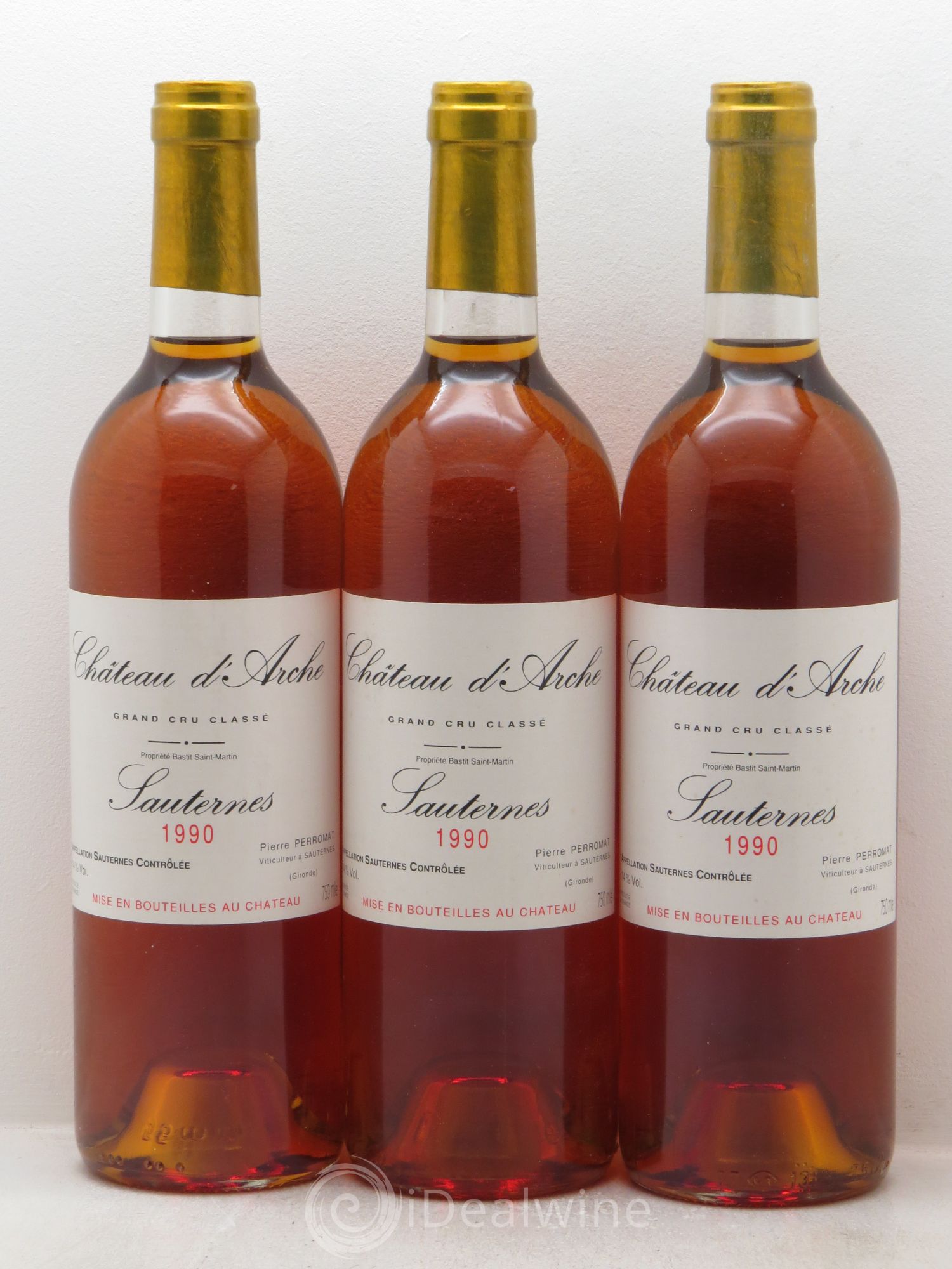 Château d' Arche 2ème Grand Cru Classé 1990 - Lotto di 3 bottiglie - 0