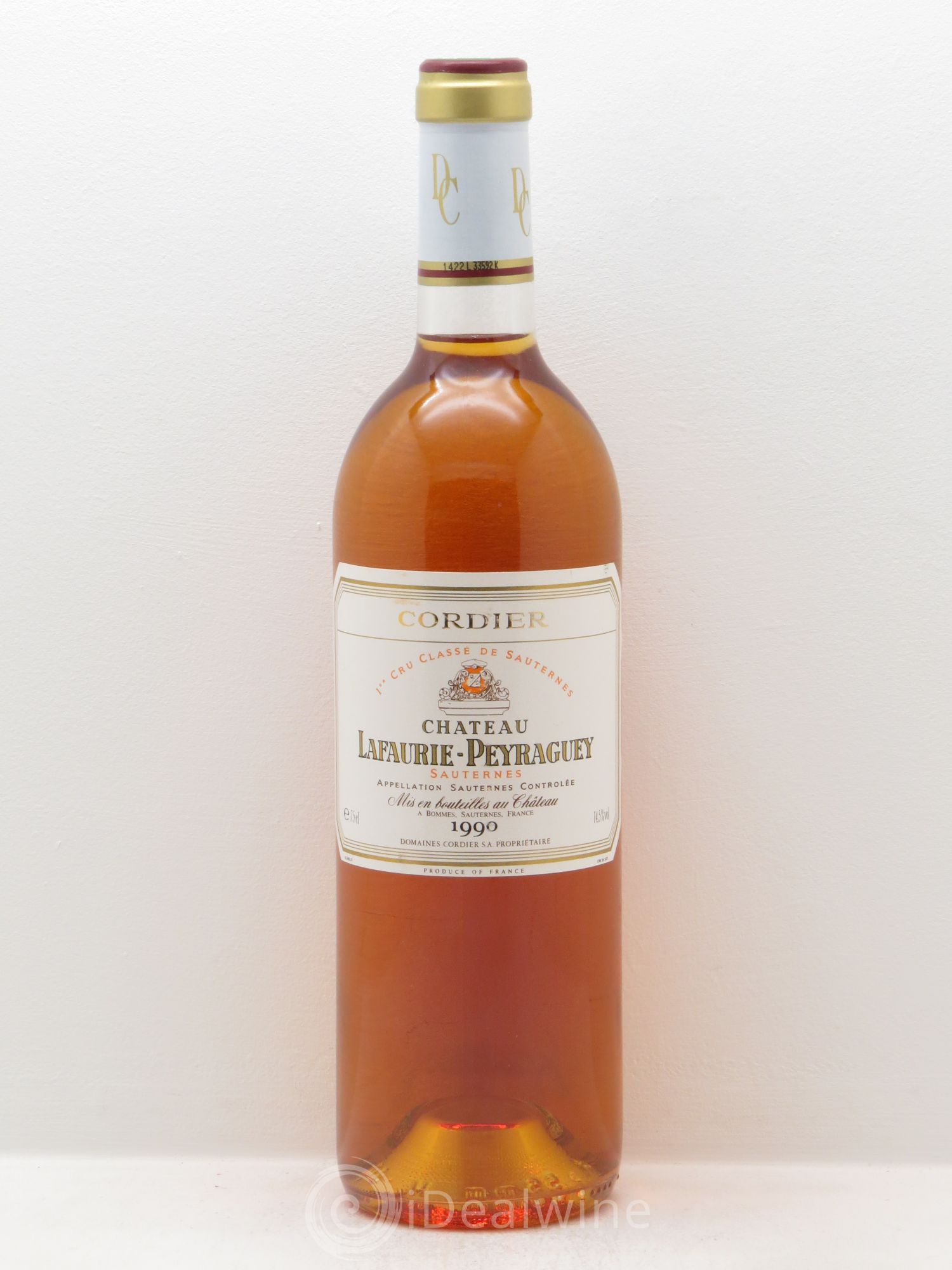 Château Lafaurie-Peyraguey 1er Grand Cru Classé 1990 - Lotto di 1 bottiglia - 0