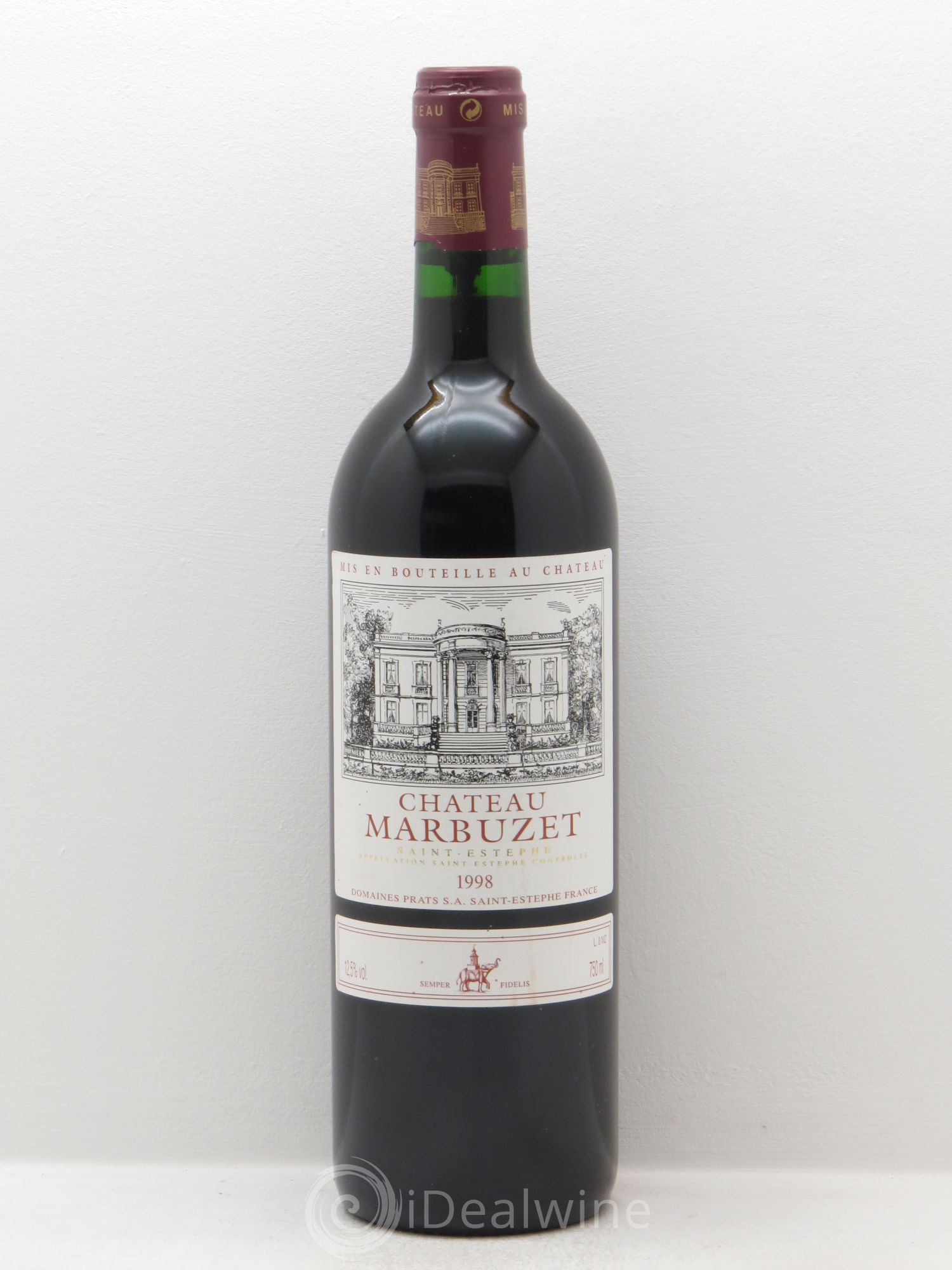 Château de Marbuzet Cru Bourgeois 1998 - Lot de 1 bouteille - 0