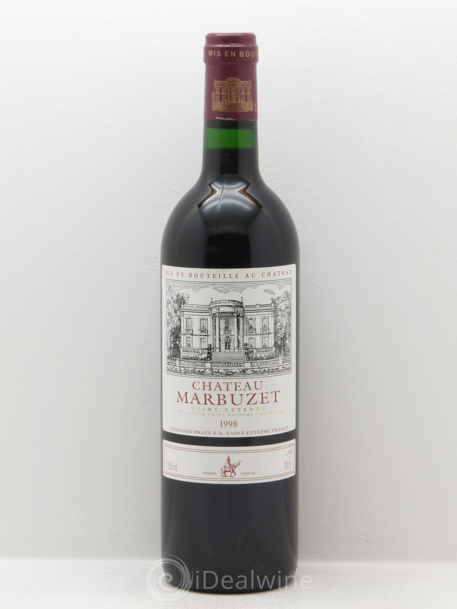 Château de Marbuzet Cru Bourgeois 1998 - Lot de 1 bouteille - 0