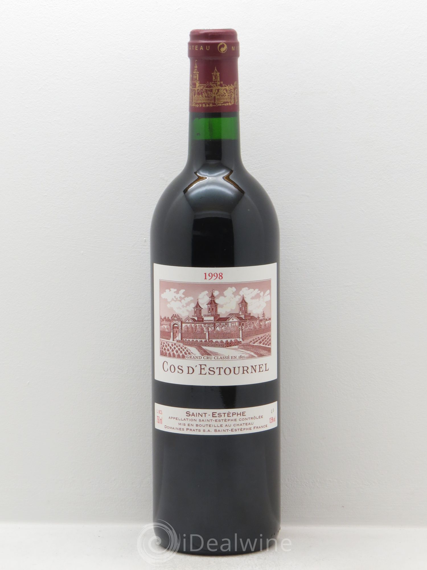 Cos d'Estournel 2ème Grand Cru Classé 1998 - Lot de 1 bouteille - 0