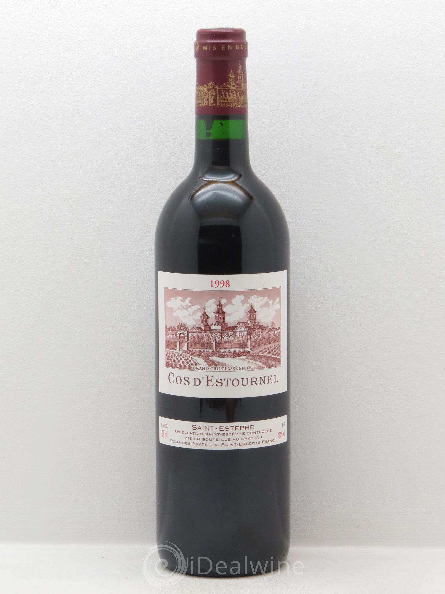 Cos d'Estournel 2ème Grand Cru Classé 1998 - Lot de 1 bouteille - 0
