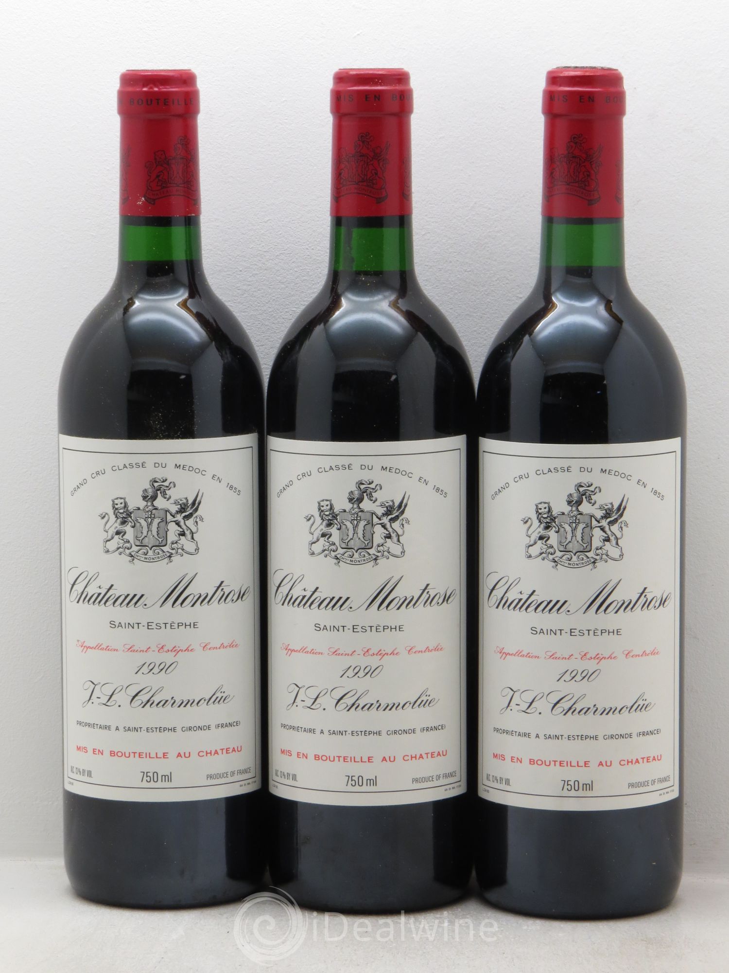 Château Montrose 2ème Grand Cru Classé 1990 - Lot de 6 bouteilles - 1