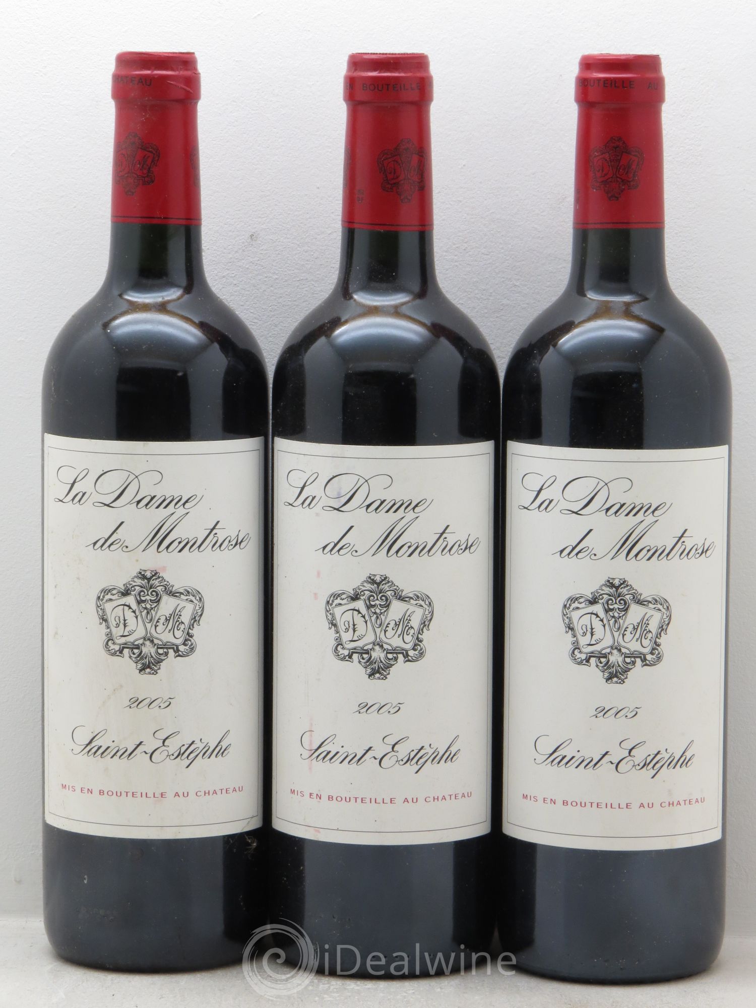 La Dame de Montrose Second Vin 2005 - Lot de 3 bouteilles - 0