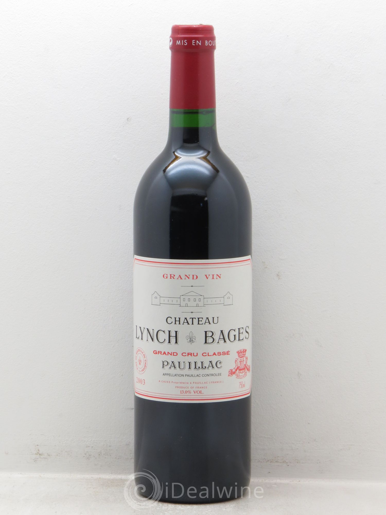 Château Lynch Bages 5ème Grand Cru Classé 2003 - Lot de 1 bouteille - 0