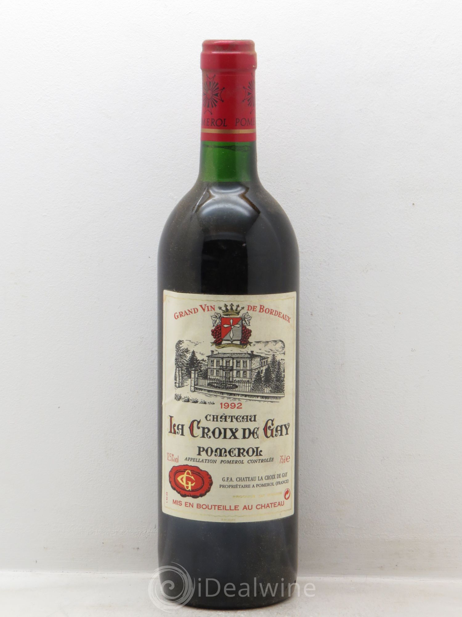 Château la Croix de Gay 1992 - Lot de 6 bouteilles - 0