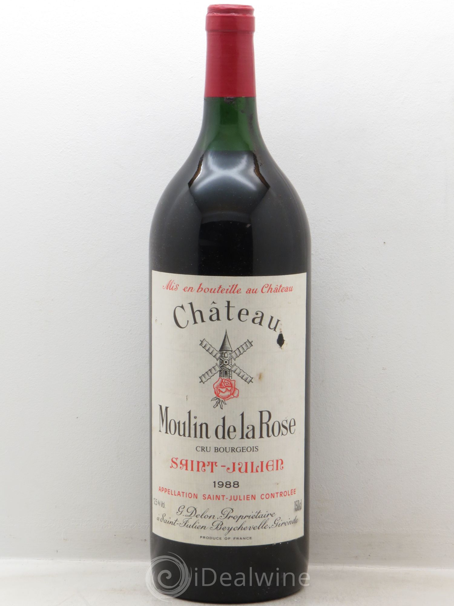 Château Moulin de la Rose Cru Bourgeois 1988 - Lot de 6 magnums - 0