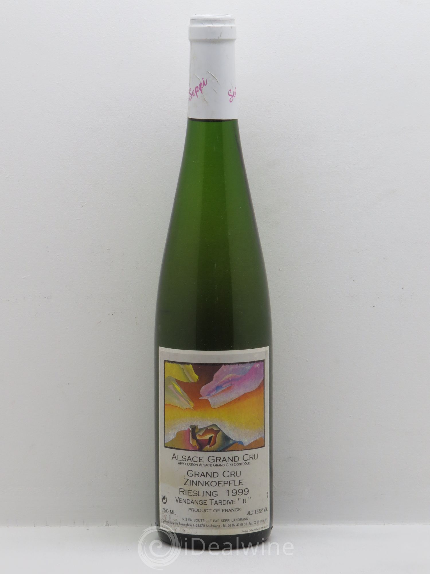 Riesling Vendanges Tardives Zinnkoepflé Seppi Landmann 'R' 1999 - Lot de 1 bouteille - 0