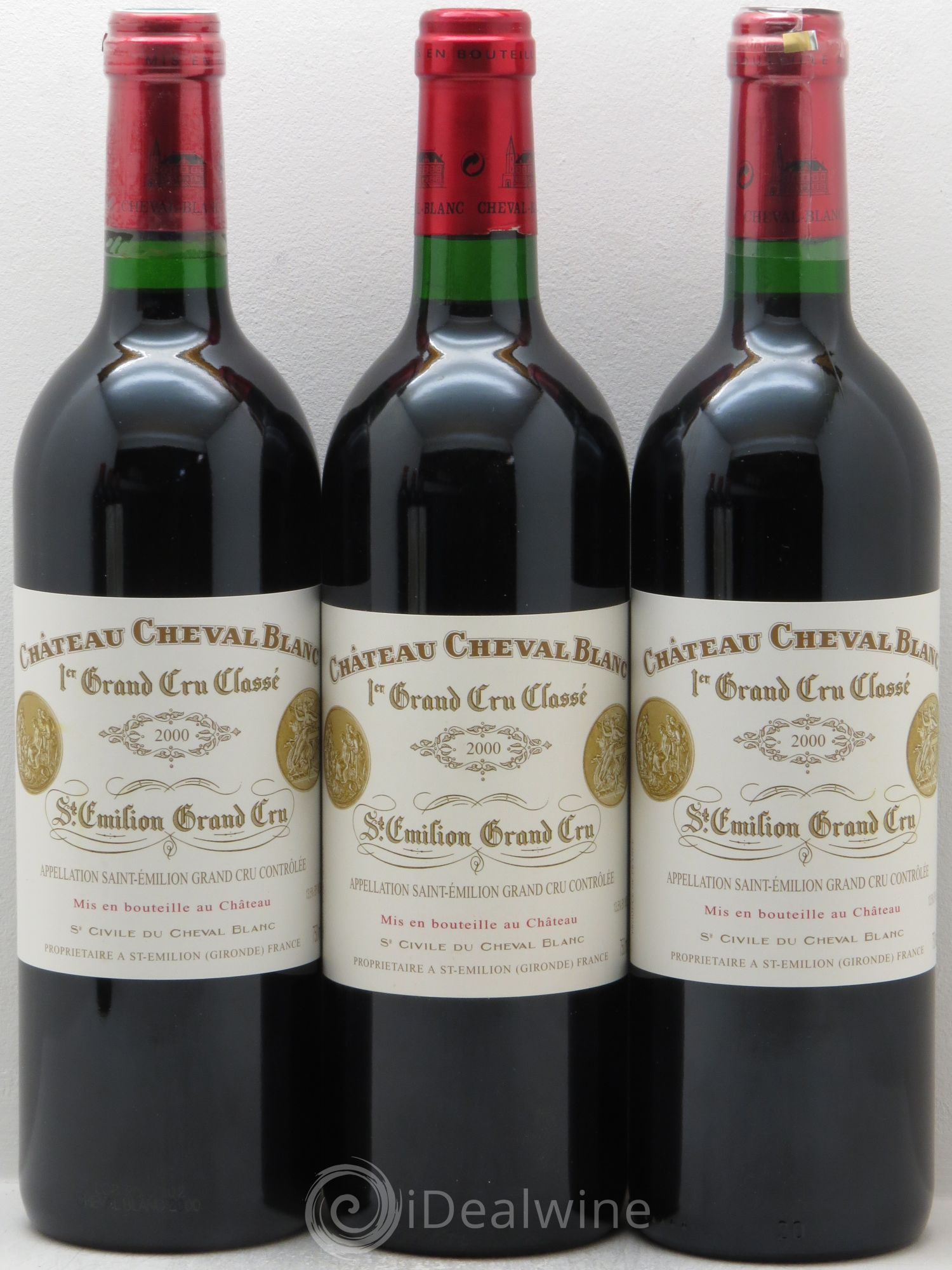Château Cheval Blanc 1er Grand Cru Classé A 2000 - Lot de 12 bouteilles - 2