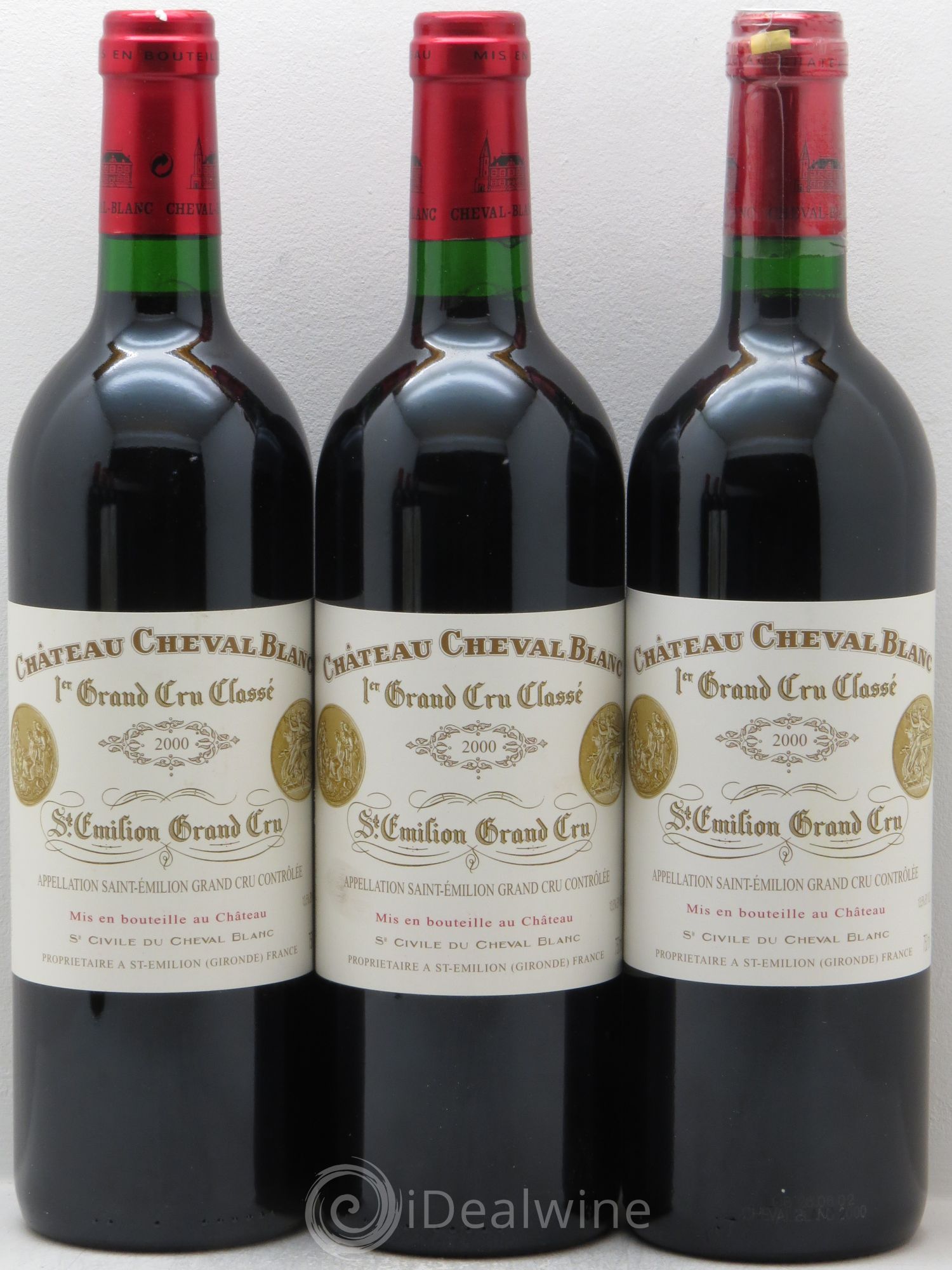 Château Cheval Blanc 1er Grand Cru Classé A 2000 - Lot de 12 bouteilles - 3