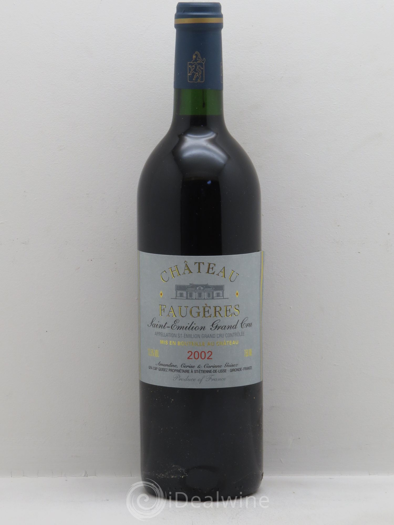 Château Faugères Grand Cru Classé 2002 - Lot de 12 bouteilles - 0
