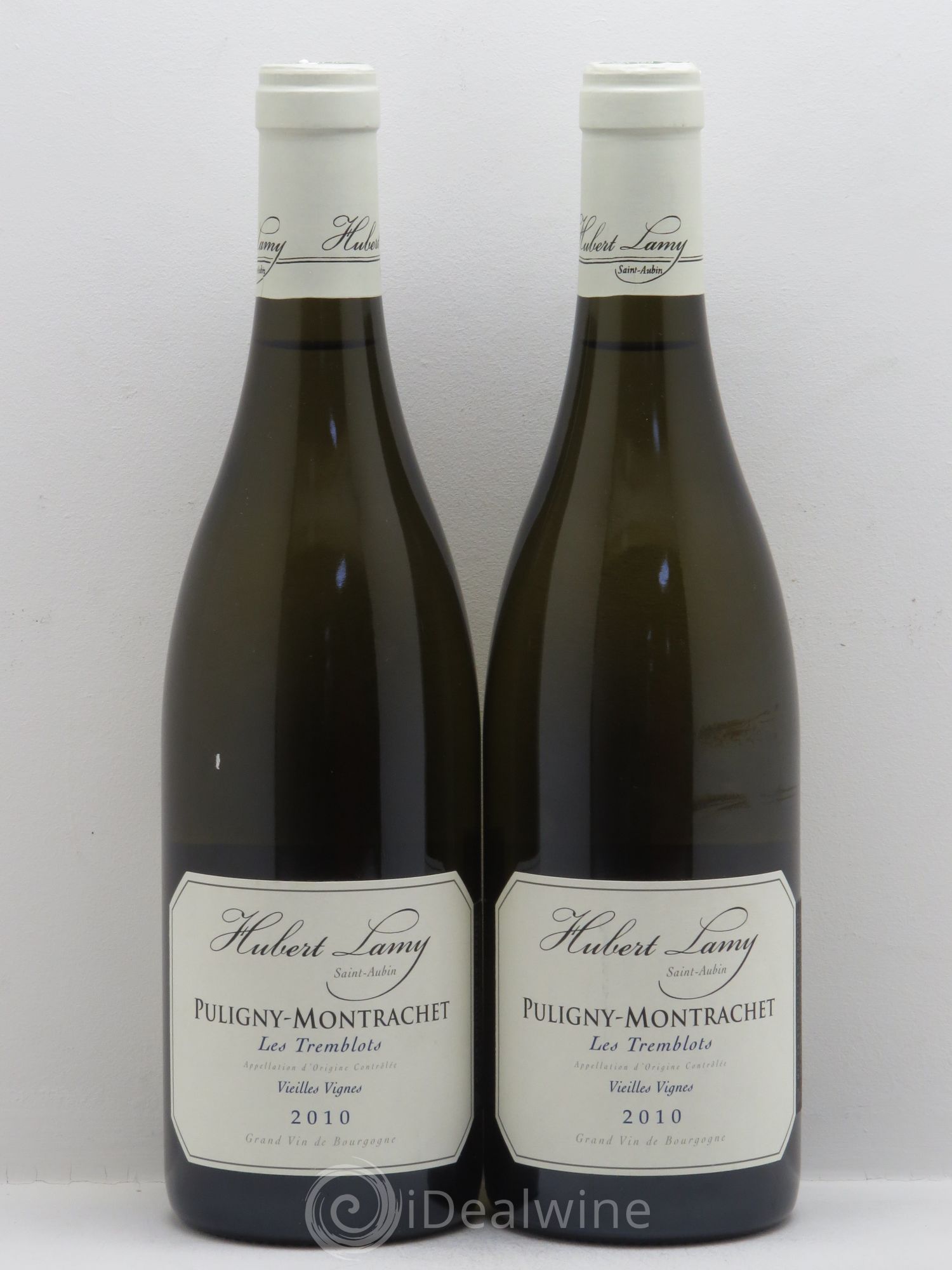 Puligny-Montrachet Les Tremblots Vieilles Vignes Hubert Lamy 2010 - Posten von 2 Flaschen - 0