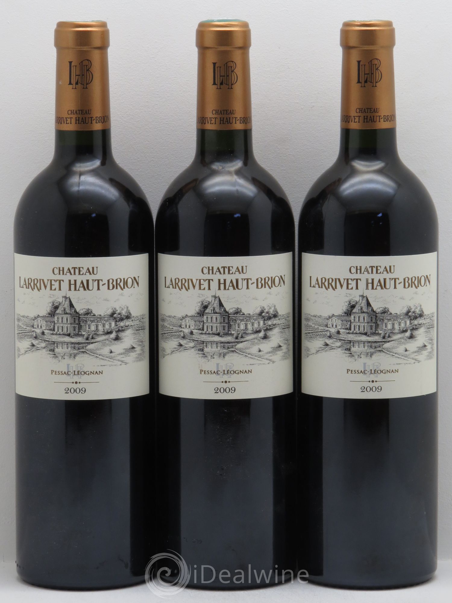 Château Larrivet Haut-Brion 2009 - Lot de 3 bouteilles - 0