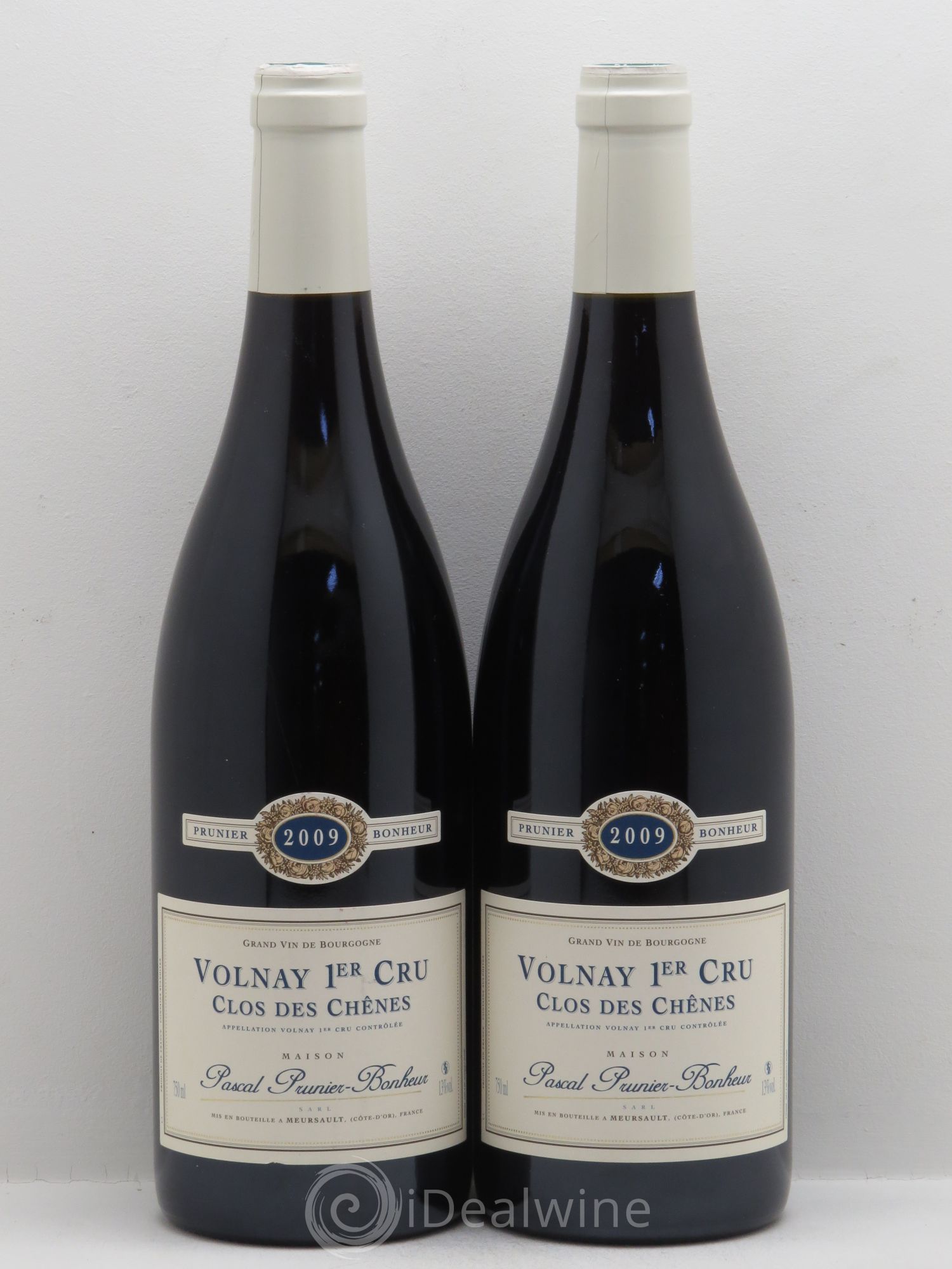Volnay 1er Cru Prunier-Bonheur 2009 - Lot de 2 bouteilles - 0
