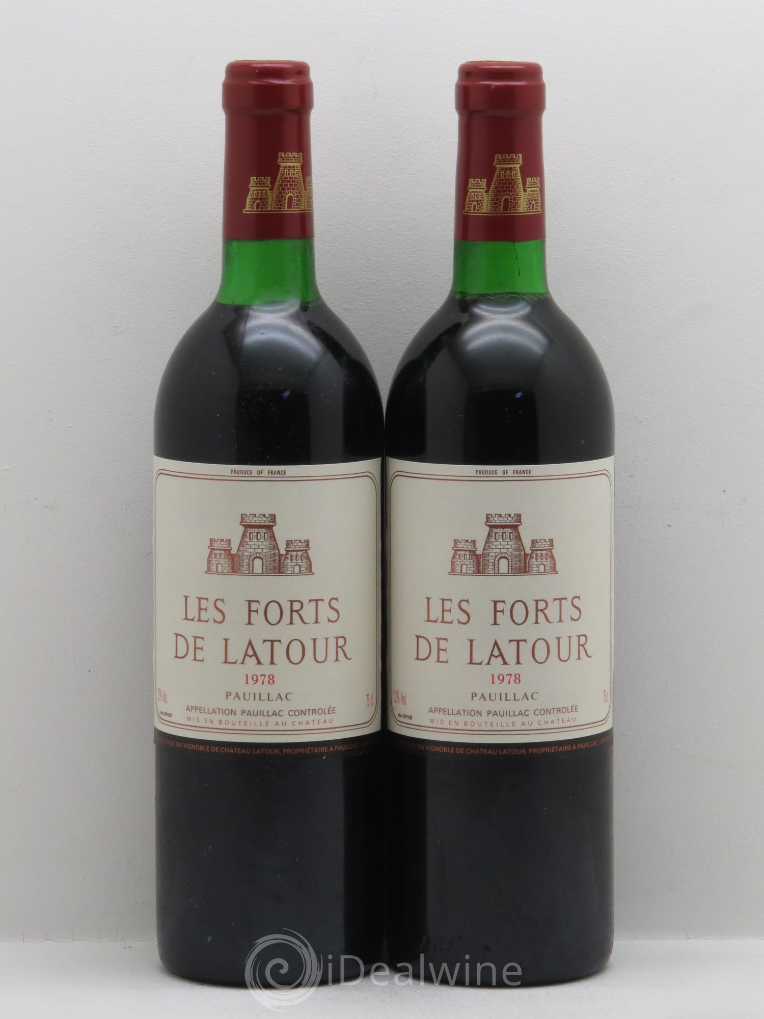 Les Forts de Latour Second Vin 1978 - Lot de 2 bouteilles - 0