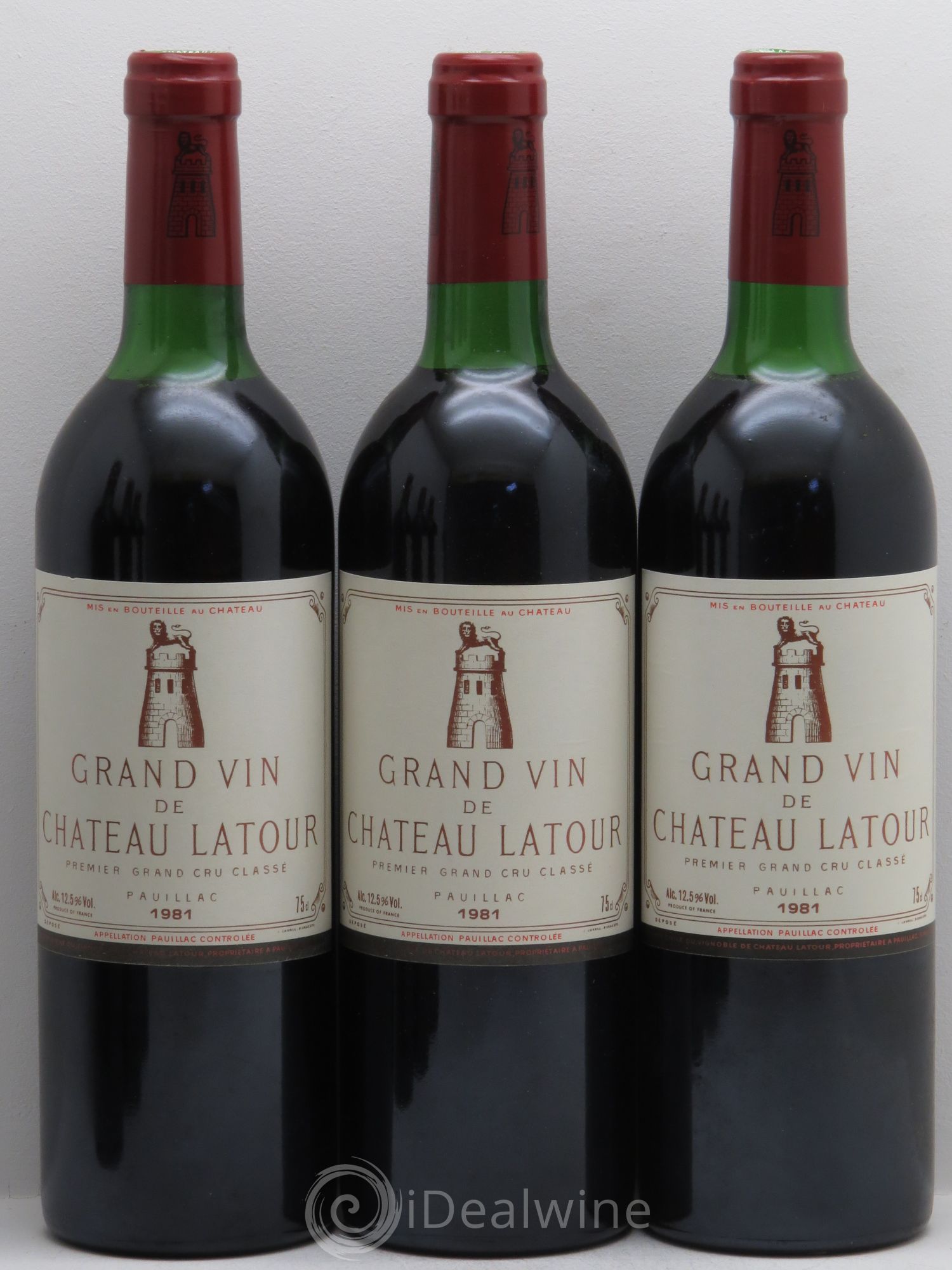 Château Latour 1er Grand Cru Classé 1981 - Lot de 6 bouteilles - 1