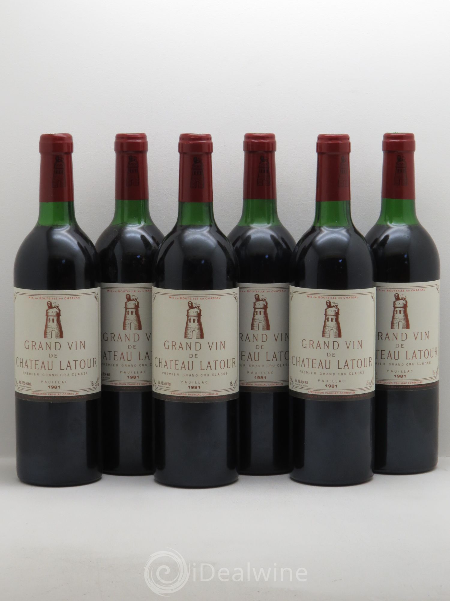 Château Latour 1er Grand Cru Classé 1981 - Lot de 6 bouteilles - 0