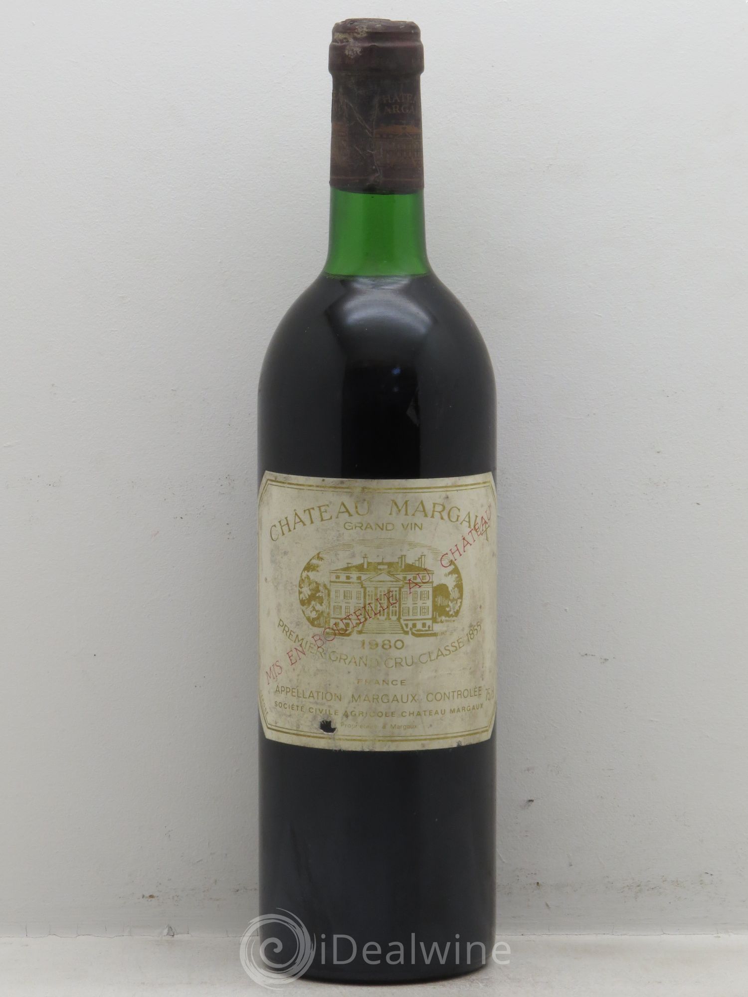 Château Margaux 1er Grand Cru Classé 1980 - Lot de 1 bouteille - 0