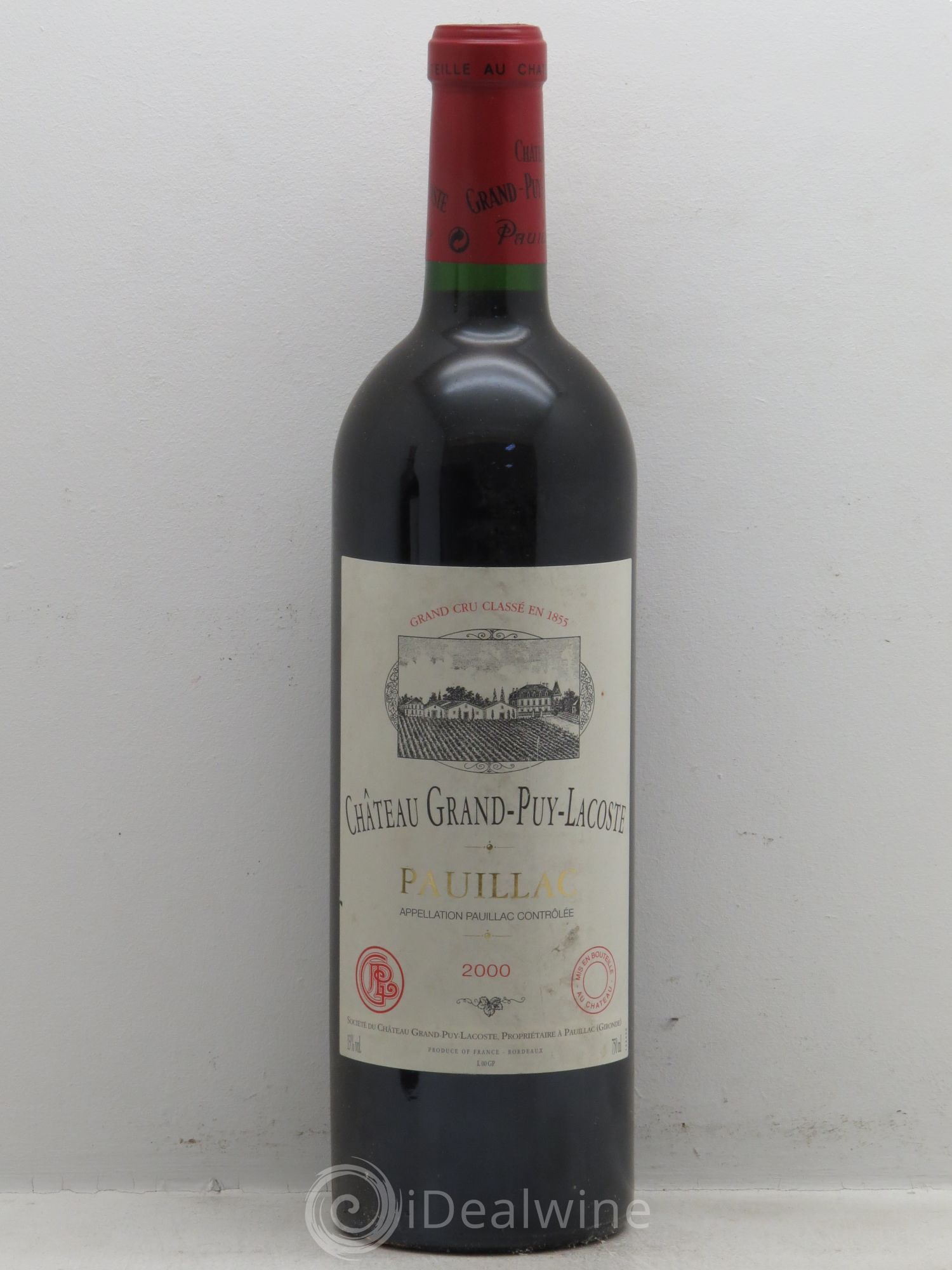 Château Grand Puy Lacoste 5ème Grand Cru Classé 2000 - Lot de 6 bouteilles - 0
