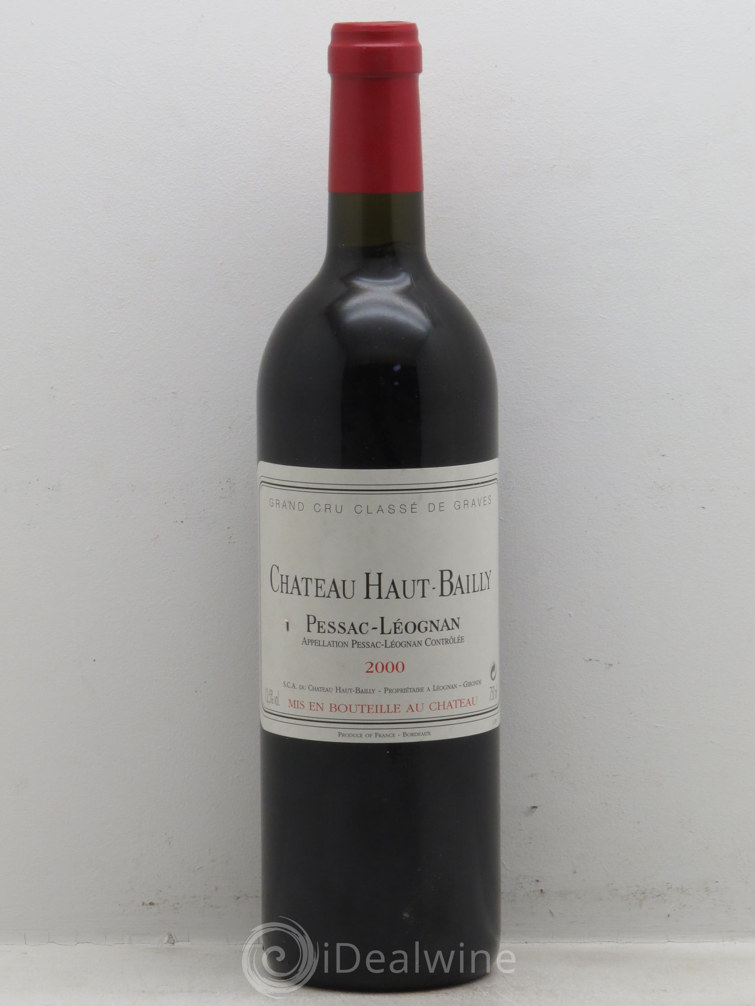 Château Haut-Bailly Cru Classé de Graves 2000 - Lot de 6 bouteilles - 0
