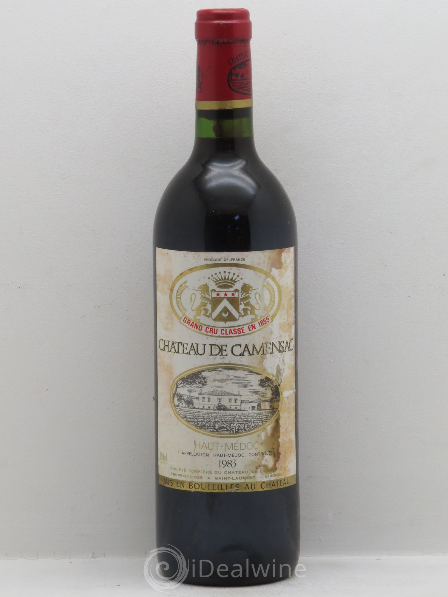 Château Camensac 5ème Grand Cru Classé 1983 - Lot de 1 bouteille - 0
