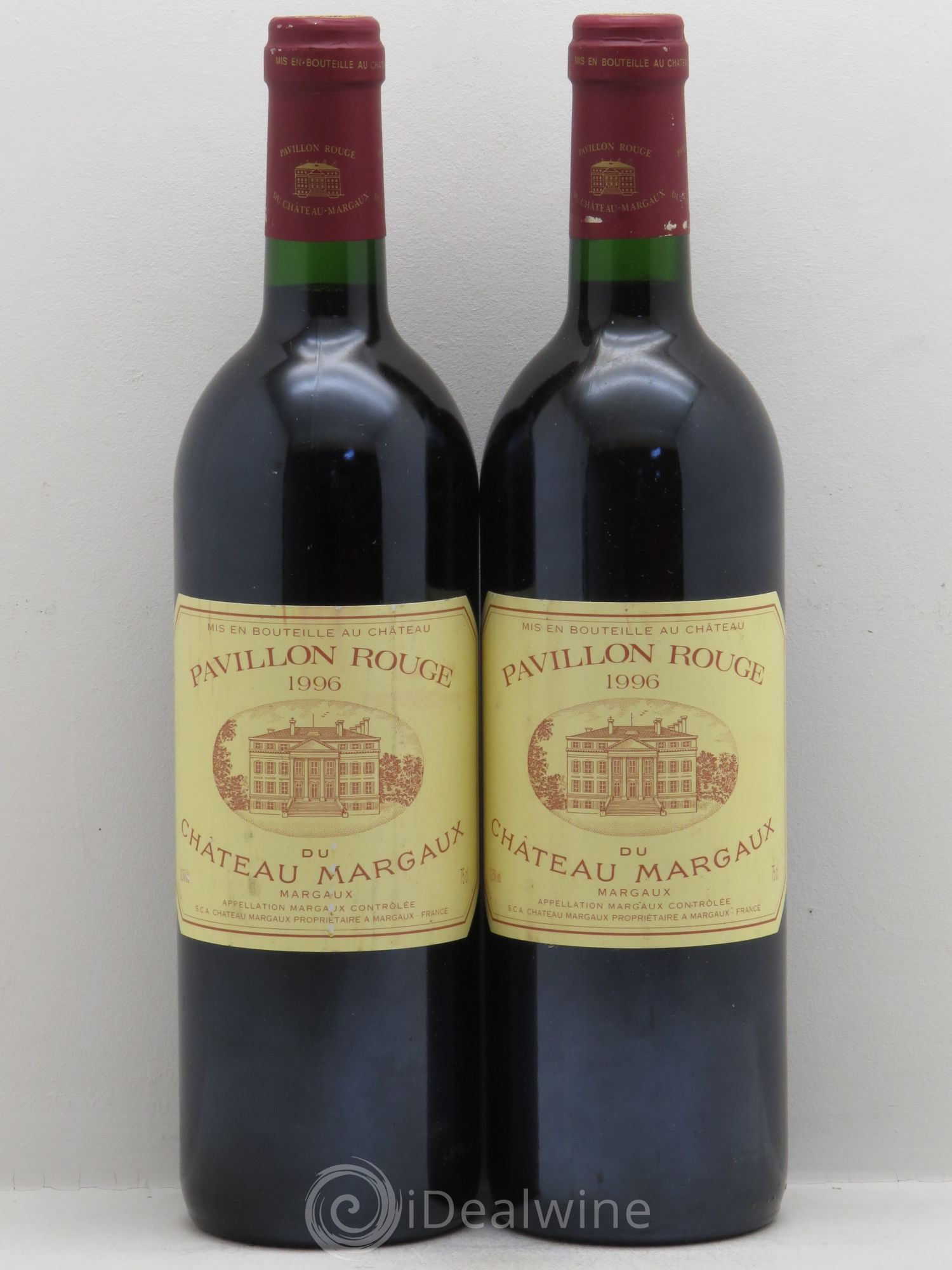 Pavillon Rouge du Château Margaux Second Vin 1996 - Lot de 2 bouteilles - 0