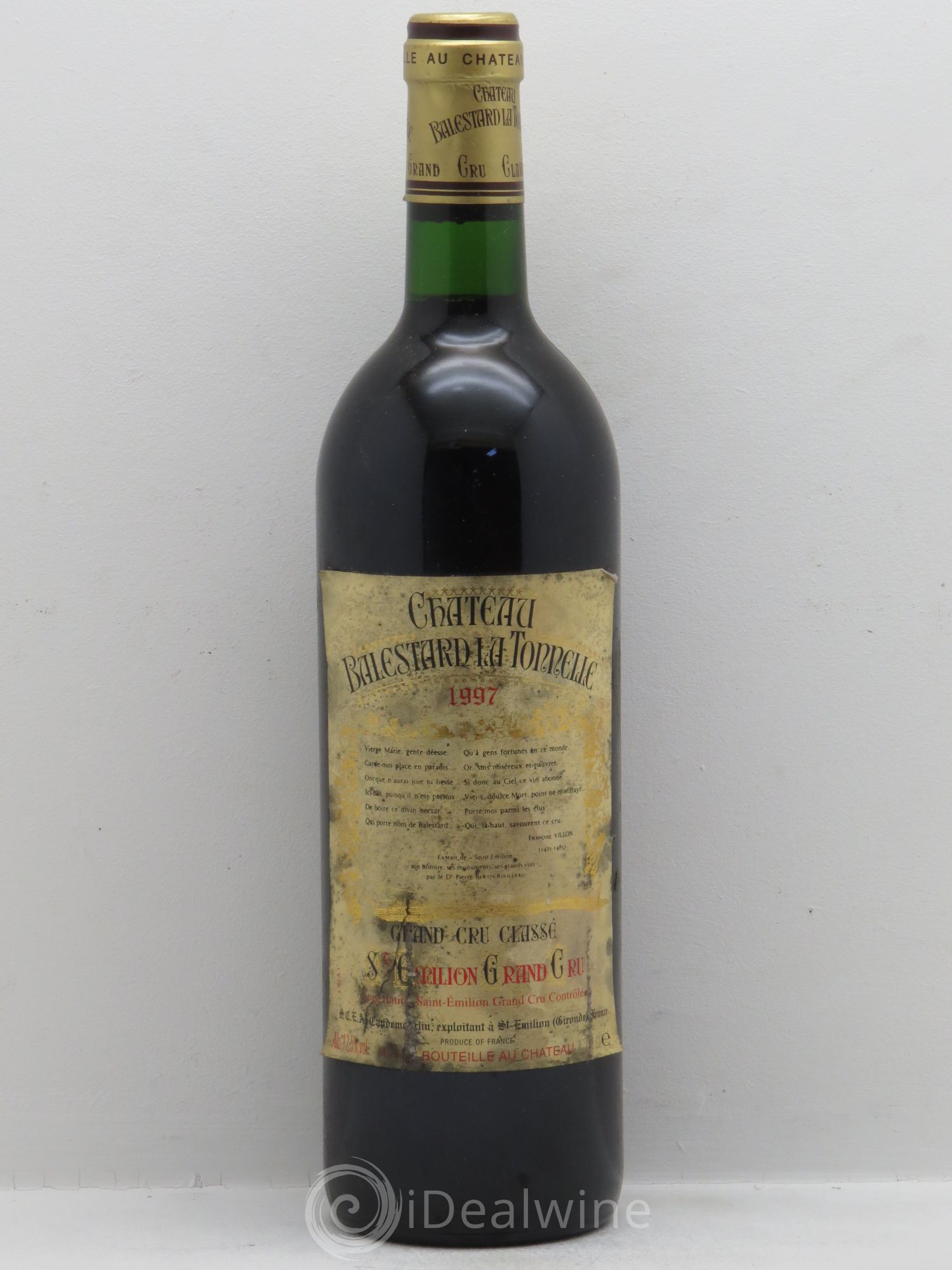 Château Balestard la Tonnelle Grand Cru Classé 1997 - Lot de 6 bouteilles - 0