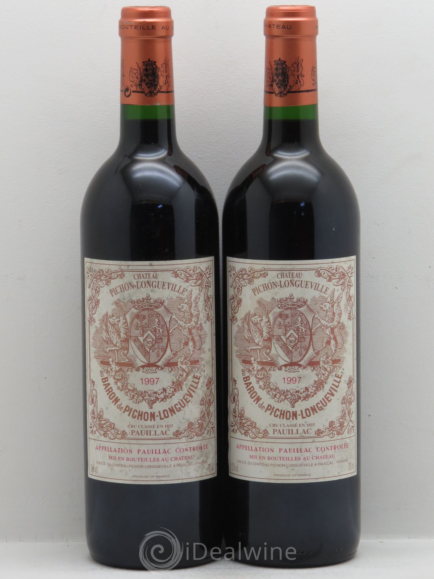 Pichon Longueville Baron 2ème Grand Cru Classé 1997 - Lot de 2 bouteilles - 0