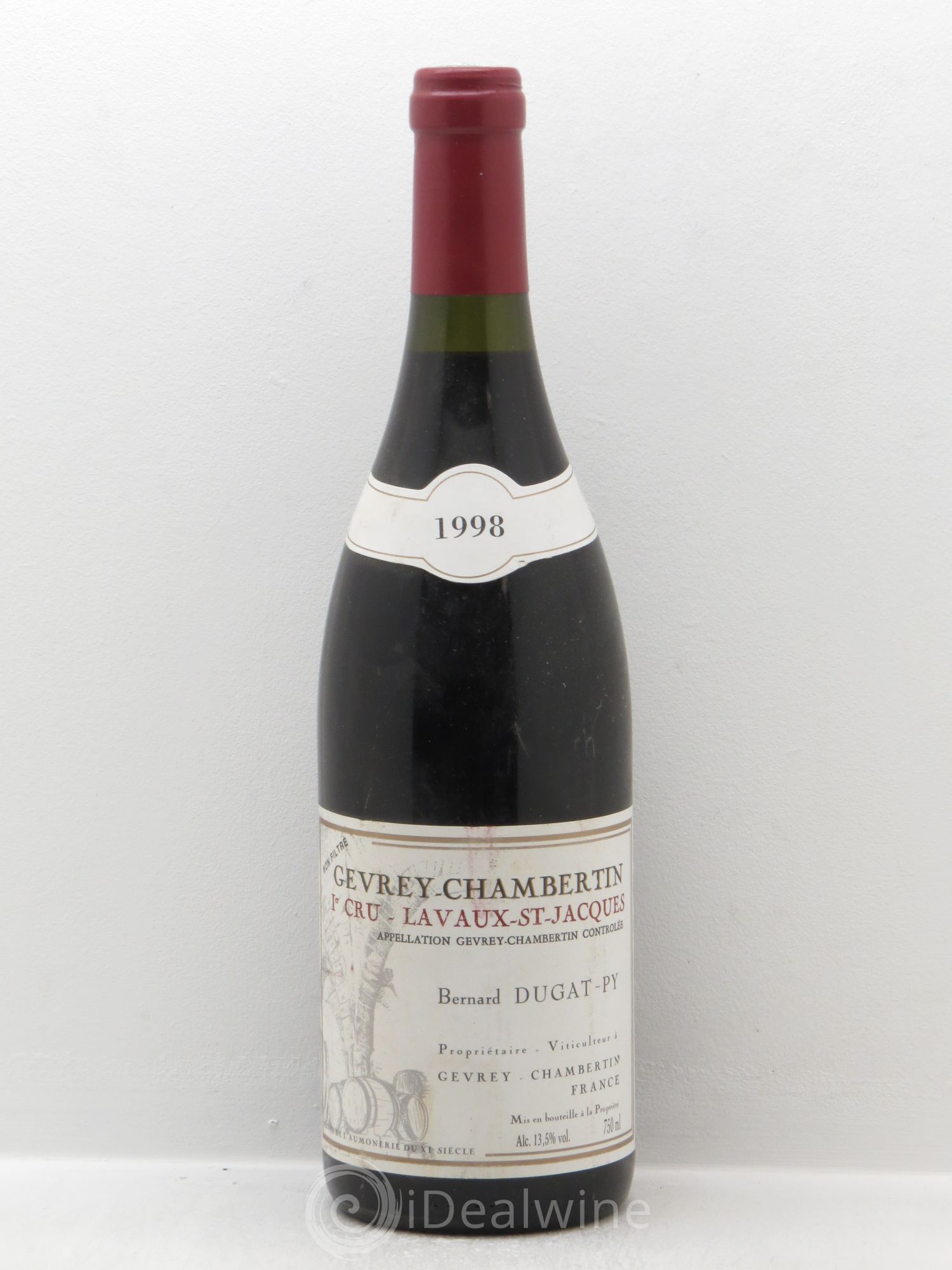 Gevrey-Chambertin 1er Cru Lavaux Saint Jacques Dugat-Py 1998 - Lot de 1 bouteille - 0