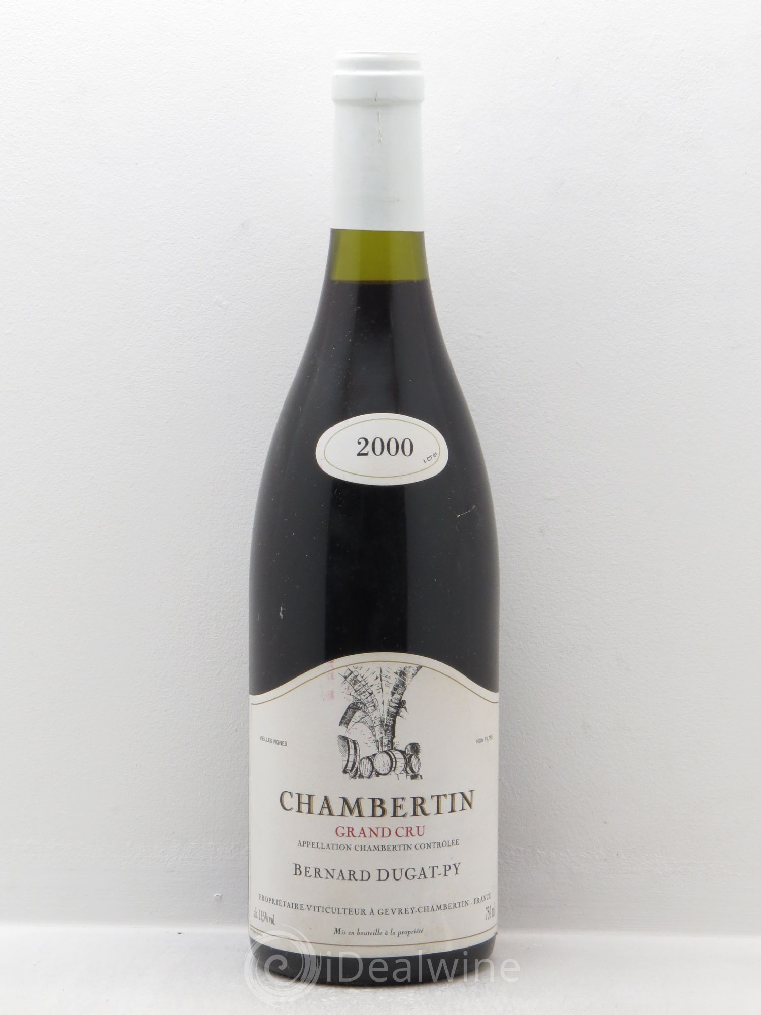 Chambertin Grand Cru Vieilles Vignes Dugat-Py 2000 - Lot de 1 bouteille - 0