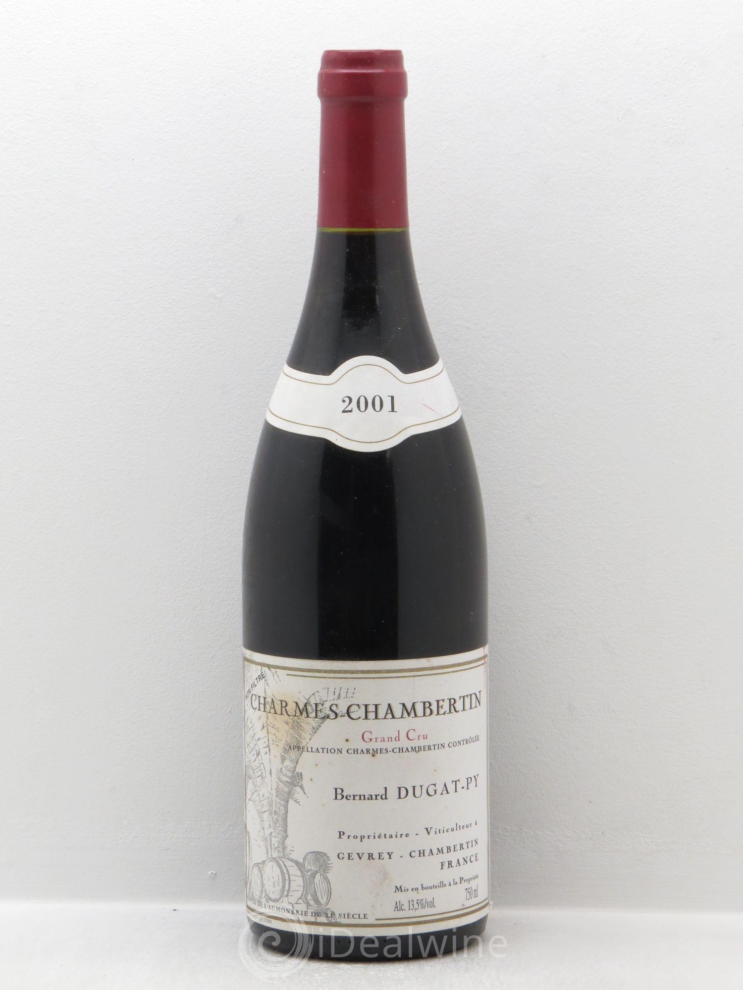 Charmes-Chambertin Grand Cru Dugat-Py 2001 - Lot de 1 bouteille - 0