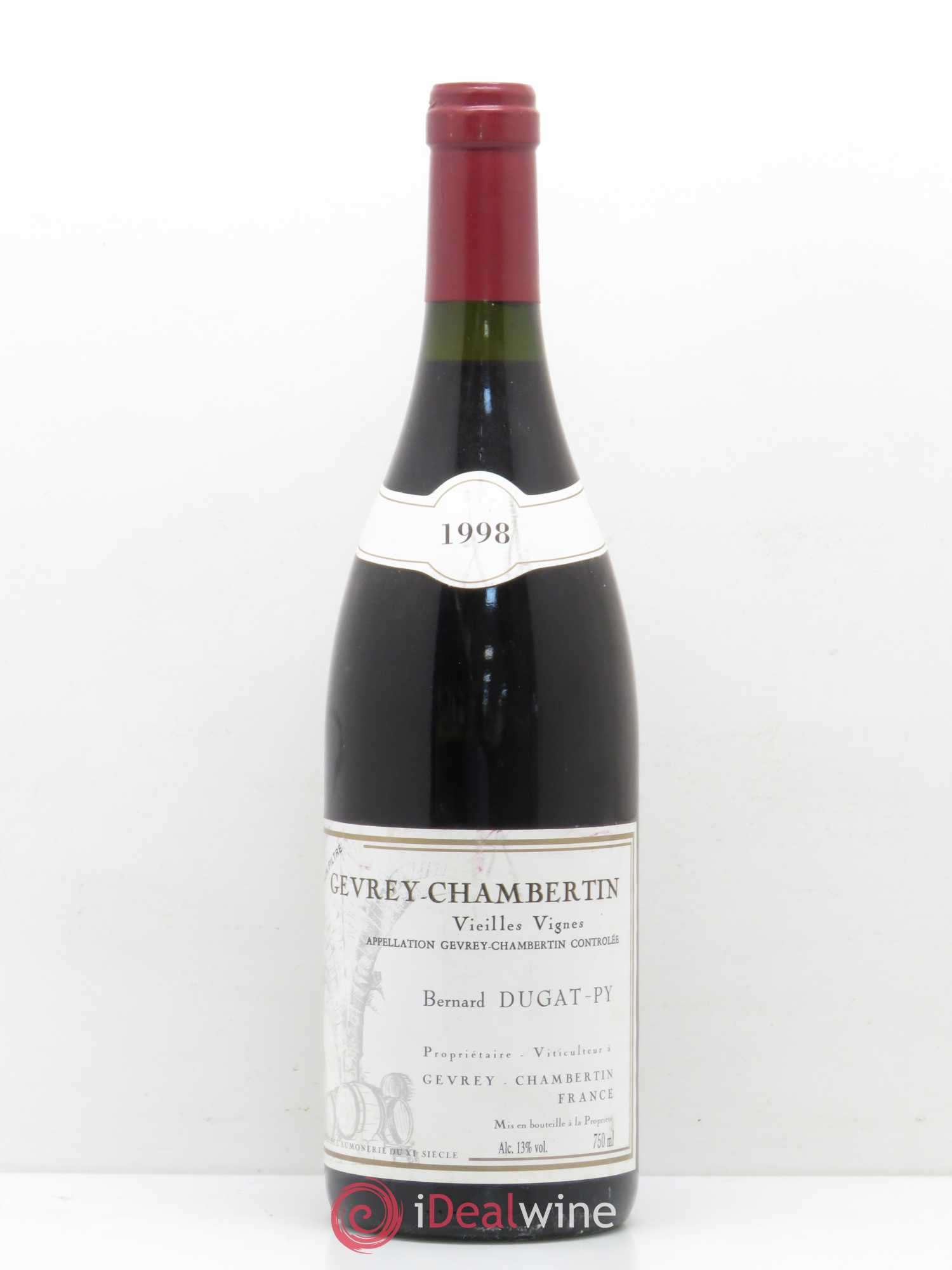 Gevrey-Chambertin Vieilles Vignes Dugat-Py 1998 - Lot de 1 bouteille - 0
