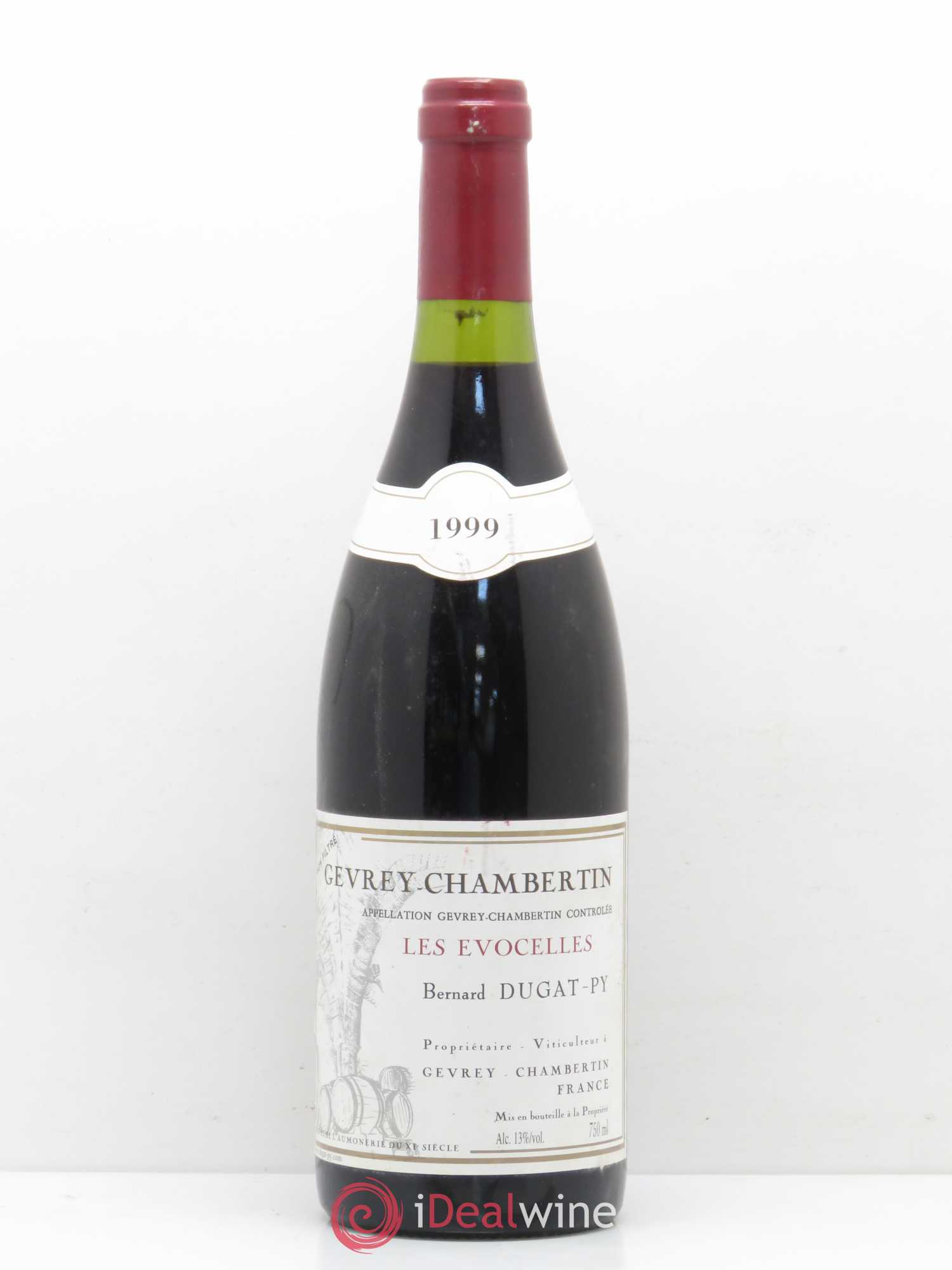 Gevrey-Chambertin Les Evocelles Vieilles Vignes Dugat-Py 1999 - Lot de 1 bouteille - 0
