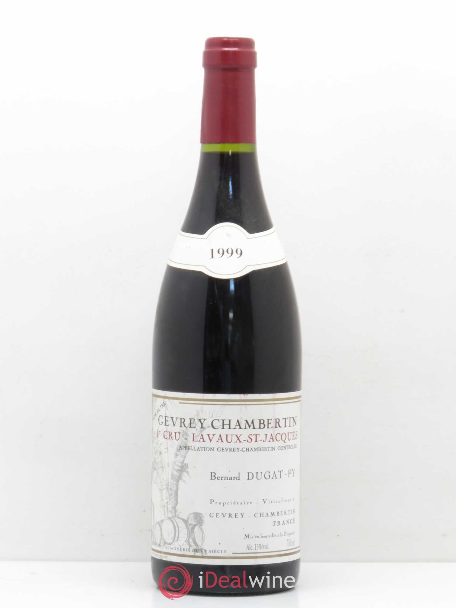 Gevrey-Chambertin 1er Cru Lavaux Saint Jacques Dugat-Py 1999 - Lot de 1 bouteille - 0