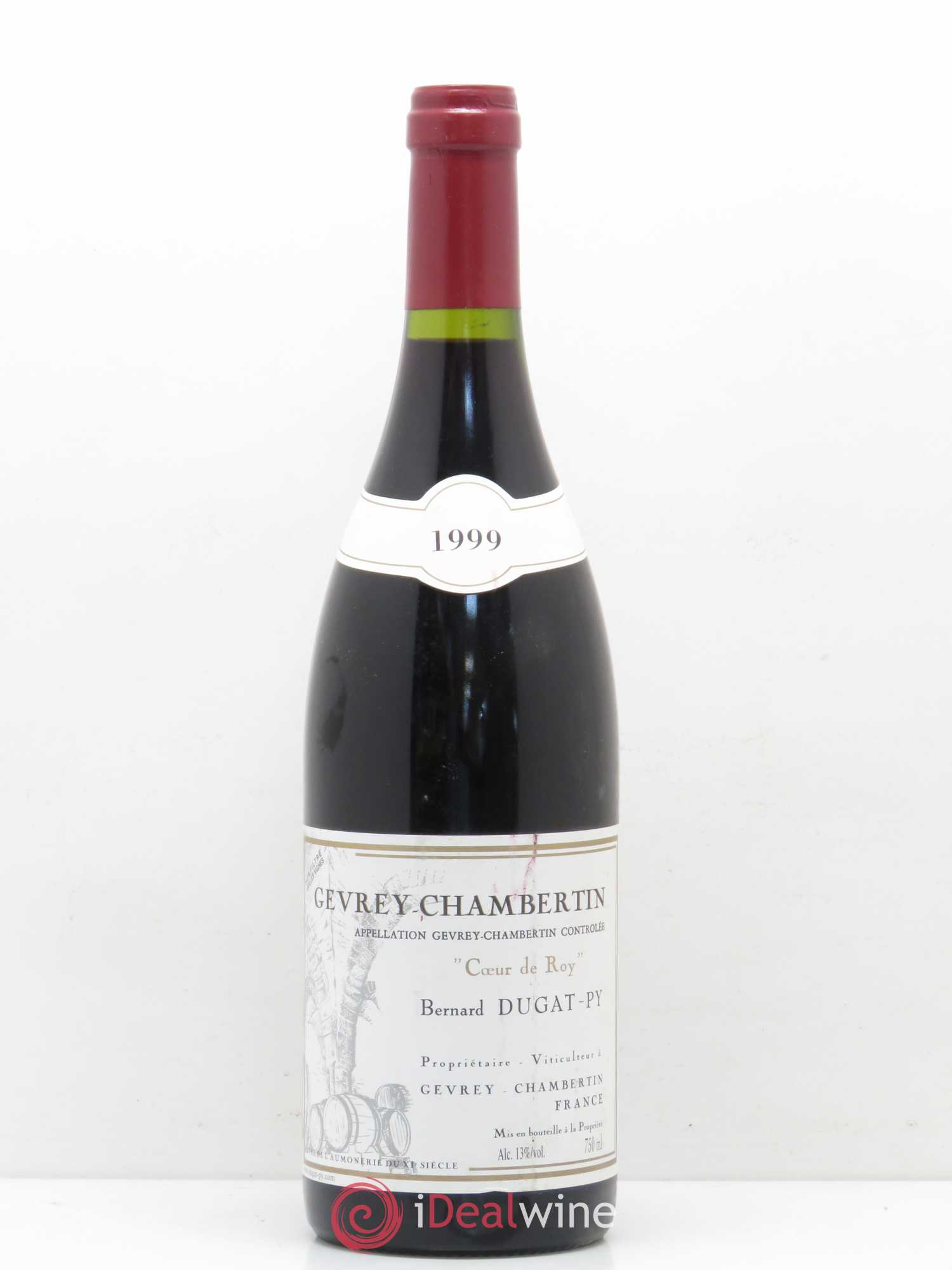 Gevrey-Chambertin Coeur de Roy Très Vieilles Vignes Dugat-Py 1999 - Lot de 1 bouteille - 0