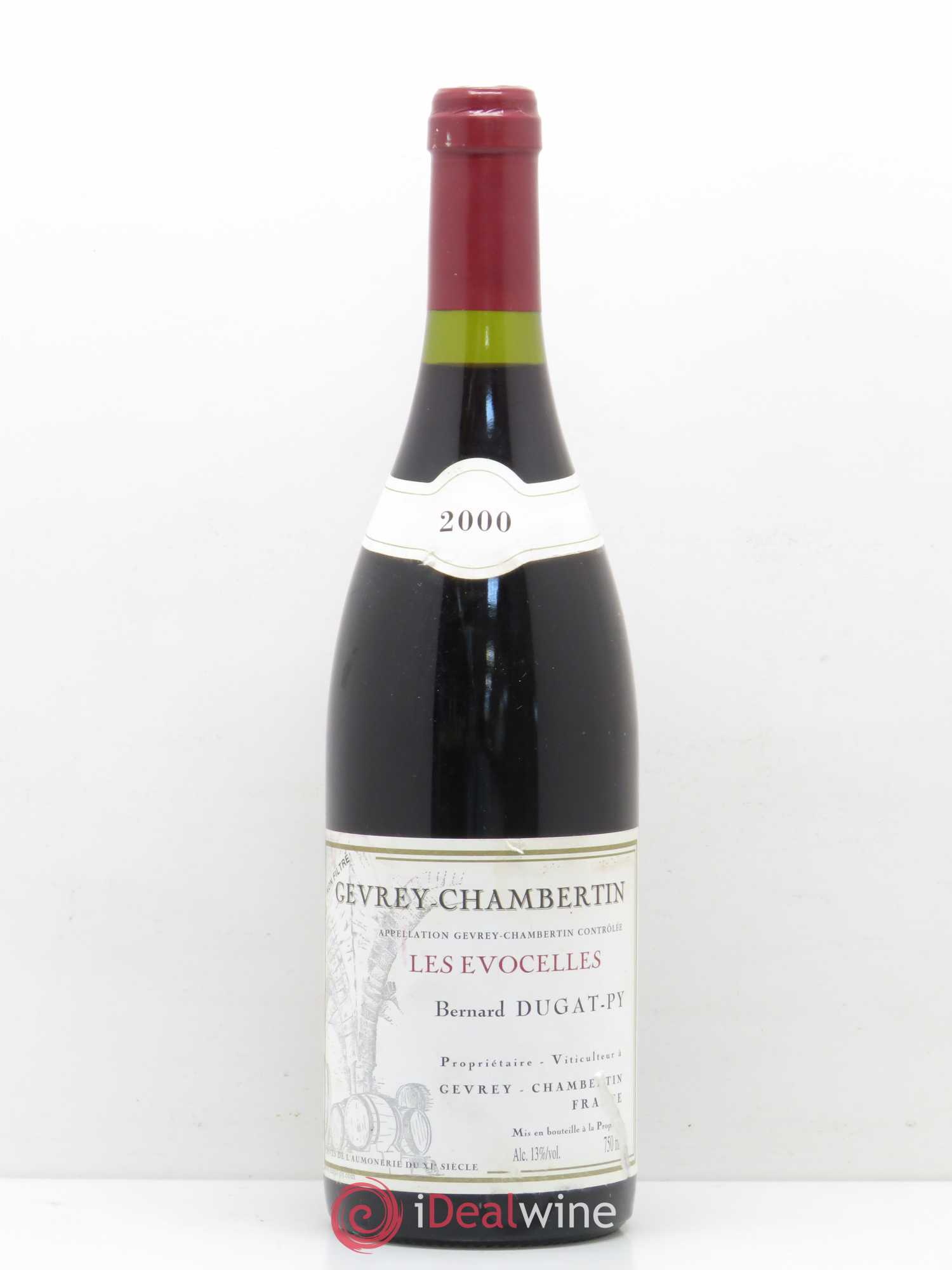 Gevrey-Chambertin Les Evocelles Vieilles Vignes Dugat-Py 2000 - Lot de 1 bouteille - 0