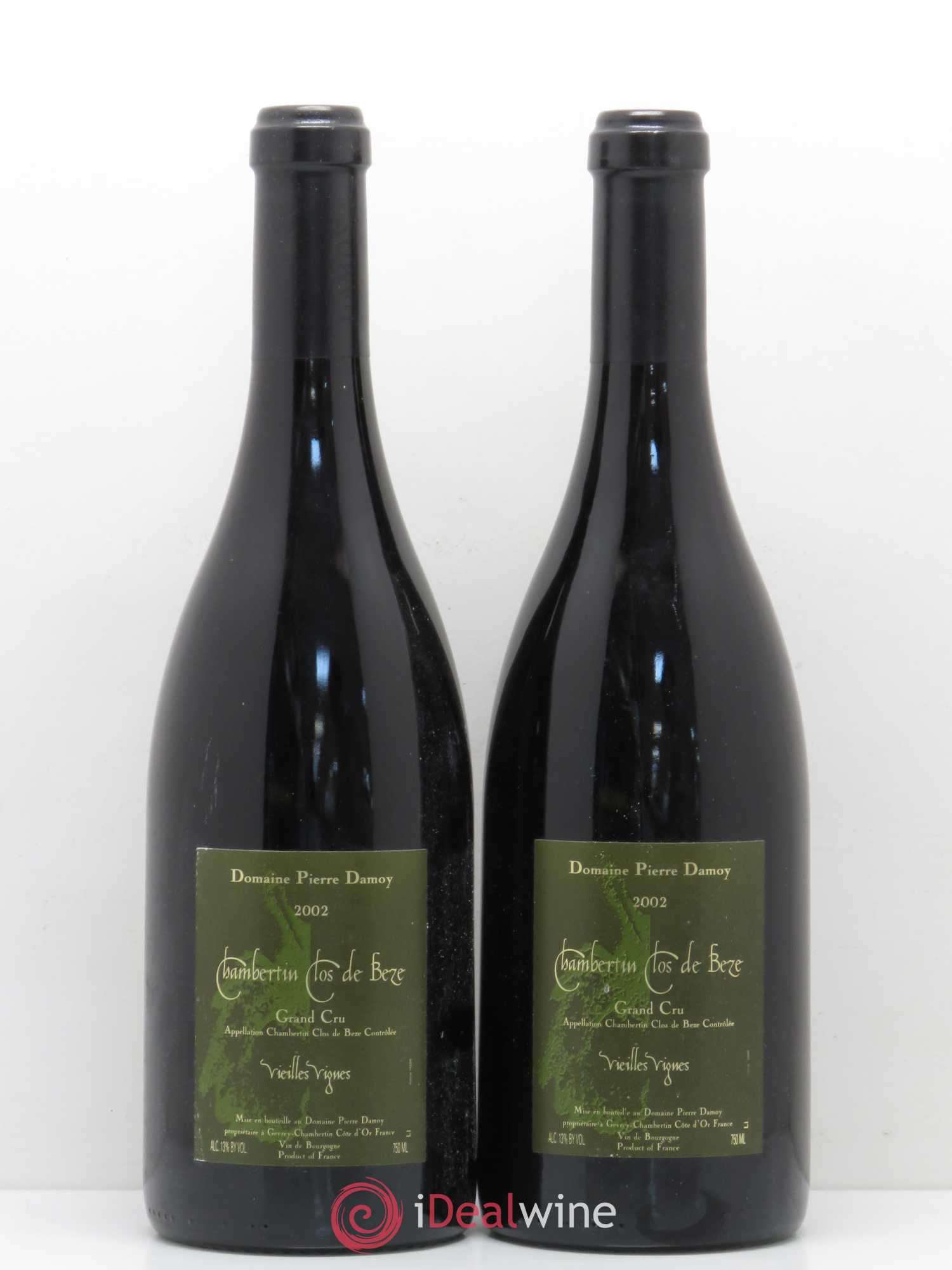 Chambertin Clos de Bèze Grand Cru Pierre Damoy 2002 - Lot de 2 bouteilles - 0