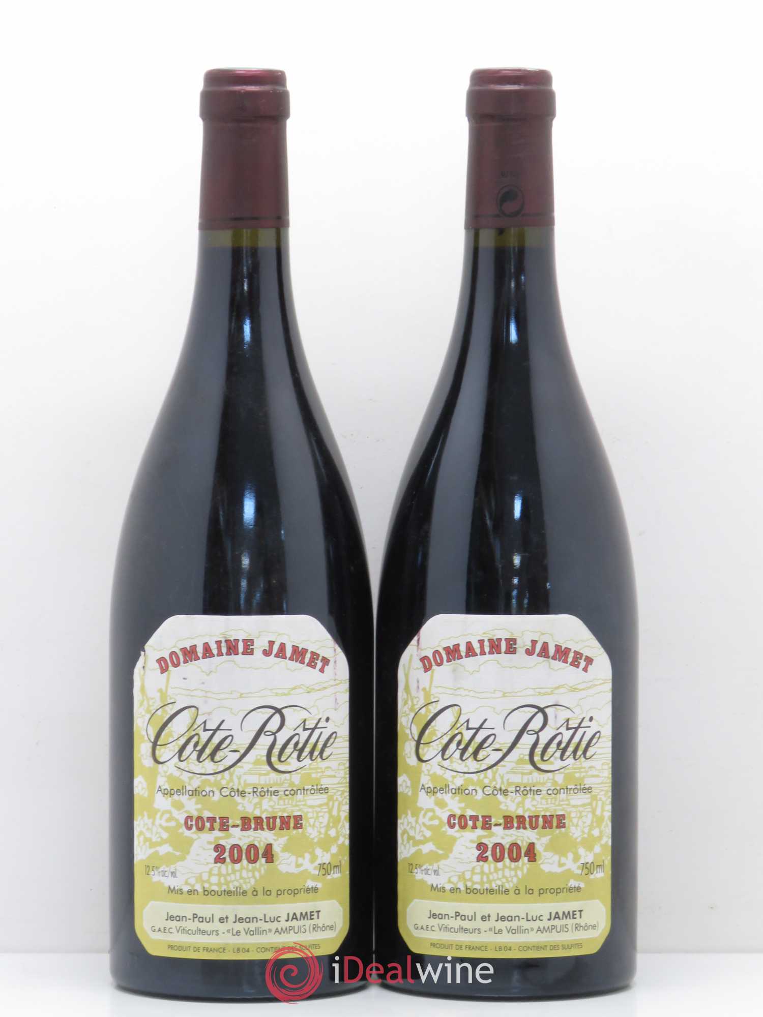 Côte-Rôtie Côte Brune Jamet (Domaine) 2004 - Lot de 2 bouteilles - 0
