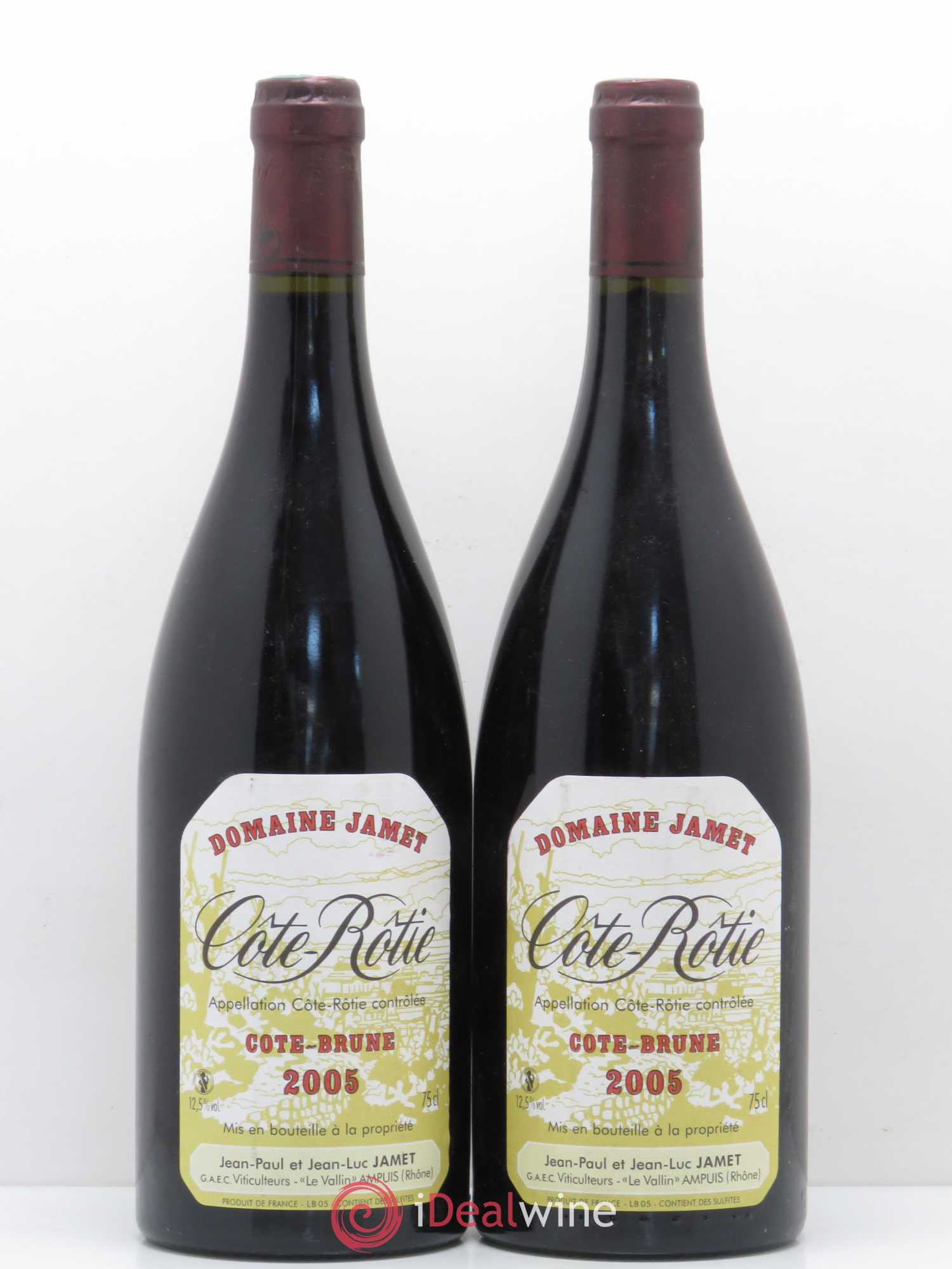 Côte-Rôtie Côte Brune Jamet (Domaine) 2005 - Lot de 2 bouteilles - 0