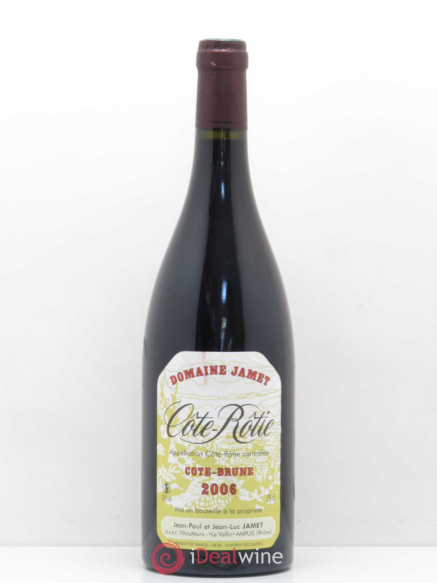Côte-Rôtie Côte Brune Jamet (Domaine) 2006 - Lot de 1 bouteille - 0