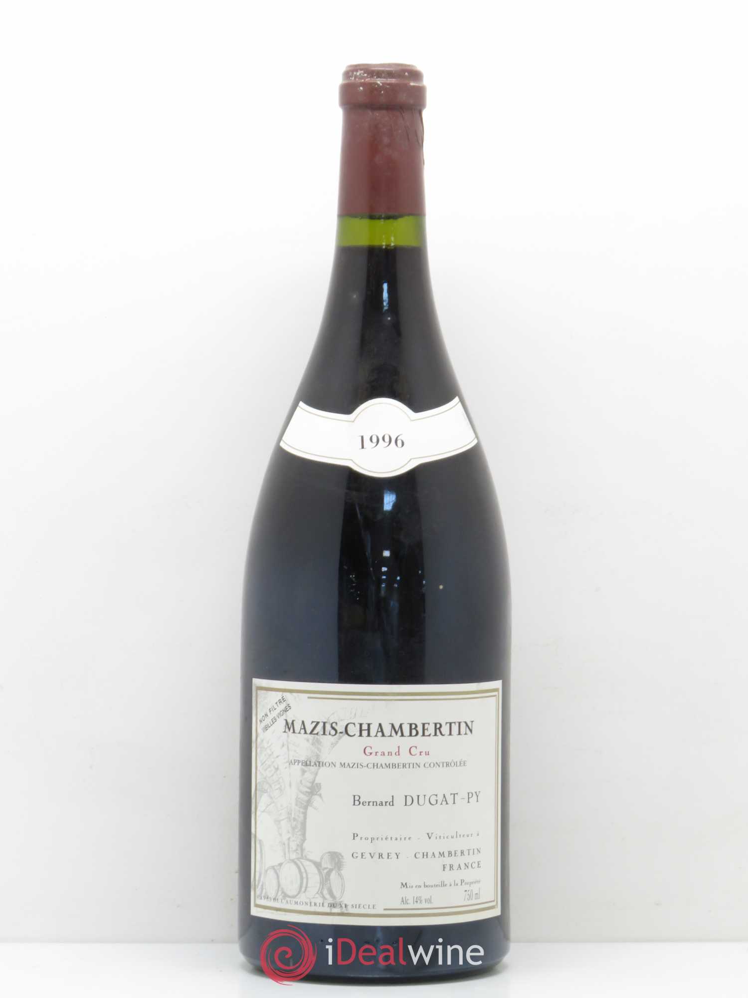 Mazis-Chambertin Grand Cru Vieilles Vignes Dugat-Py 1996 - Lot de 1 magnum - 0